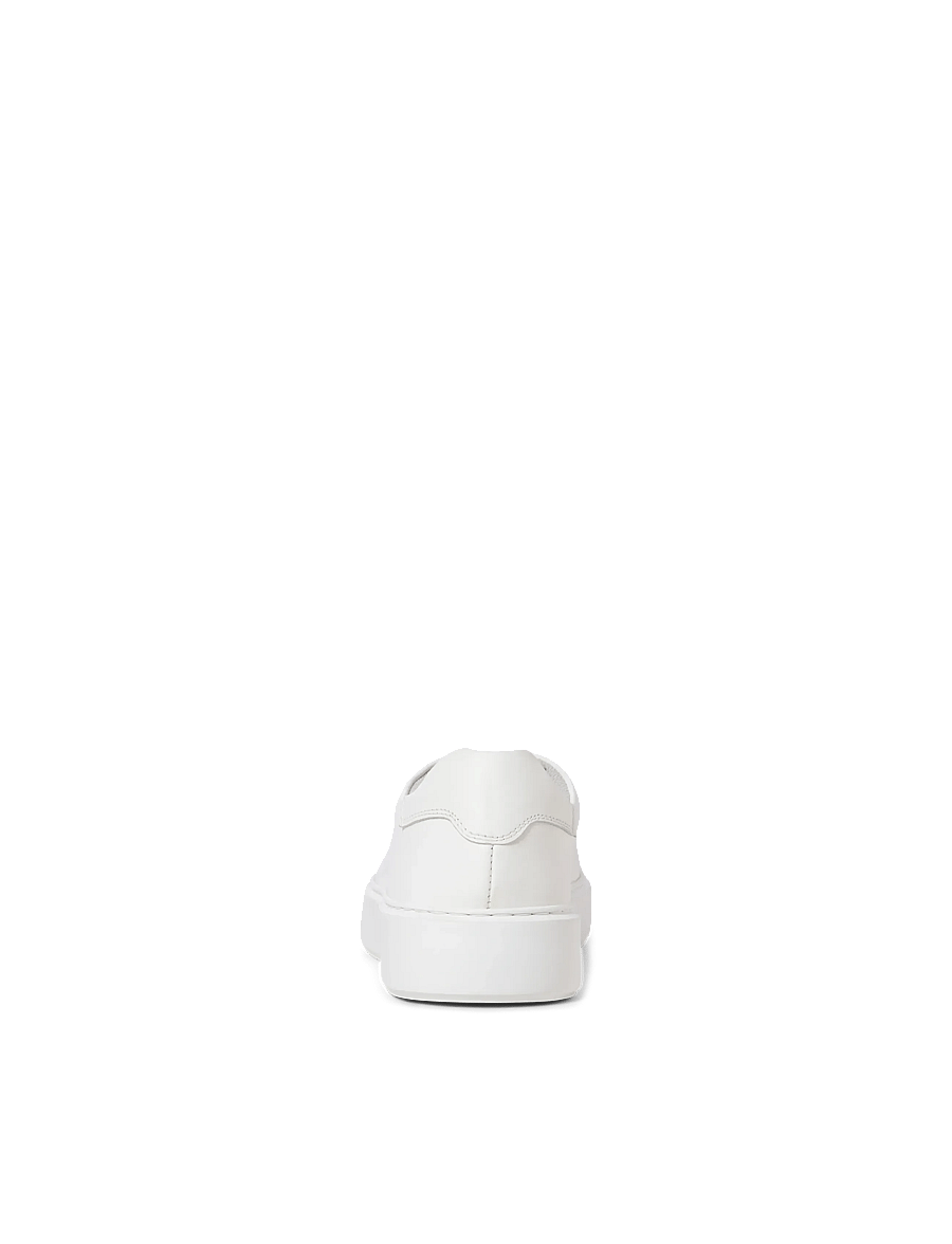 Jack & Jones - JFWSTOCKHOLM LEATHER SNEAKER NOOS - madala säärega - bright white - 2