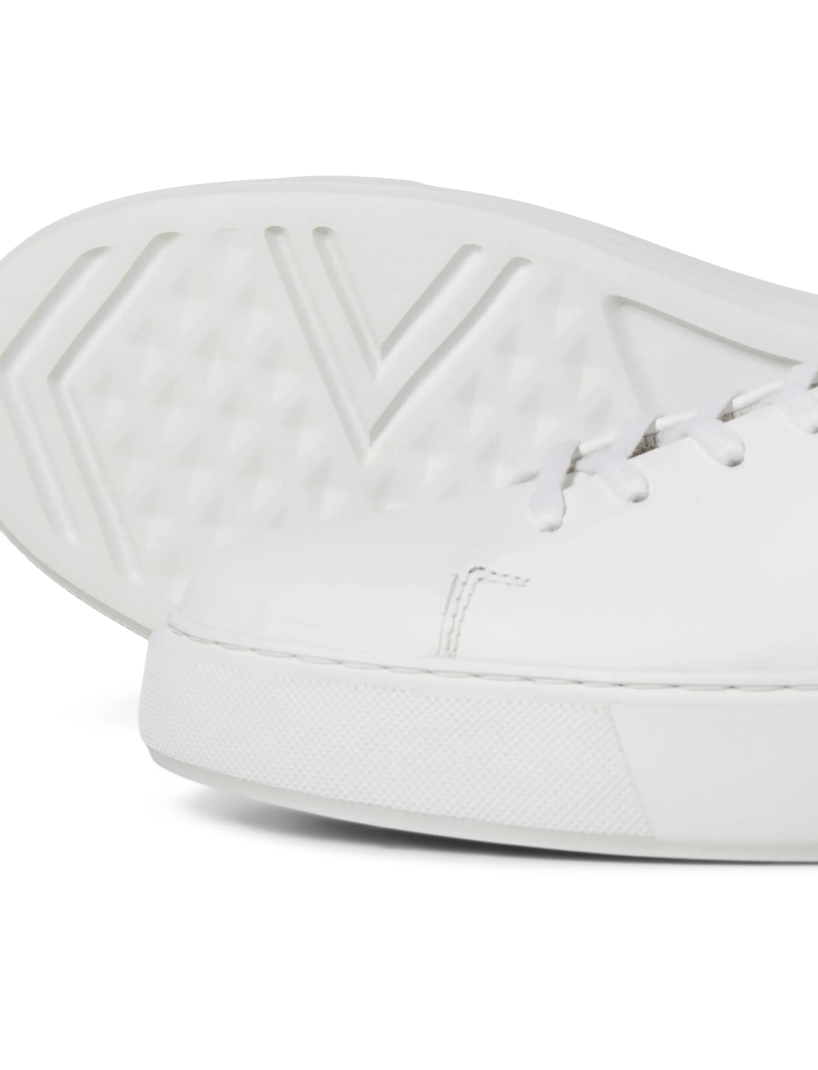 Jack & Jones - JFWSTOCKHOLM LEATHER SNEAKER NOOS - madala säärega tossud - bright white - 4