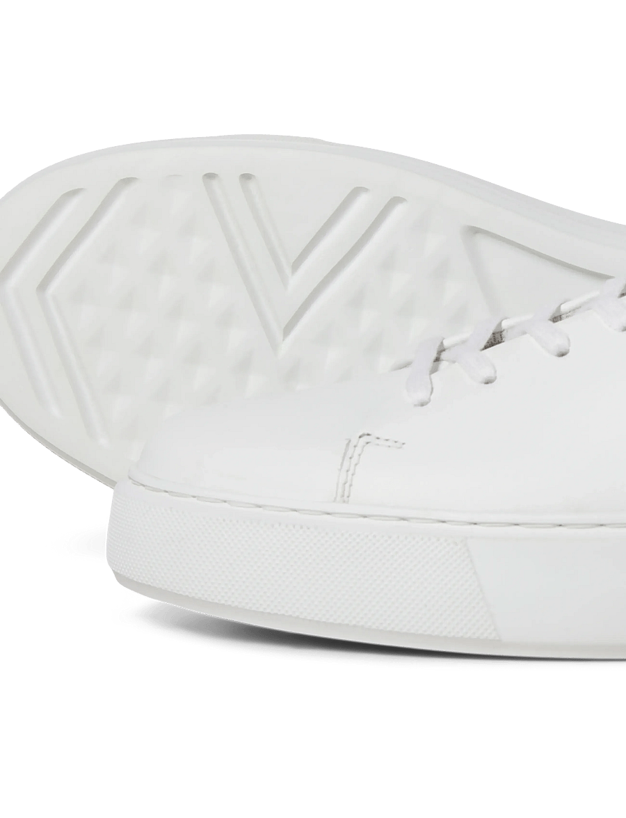 Jack & Jones - JFWSTOCKHOLM LEATHER SNEAKER NOOS - madala säärega - bright white - 4