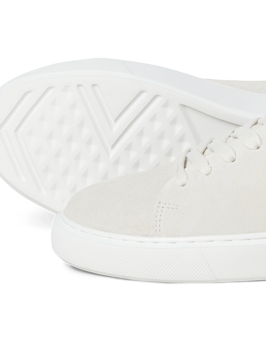 Jack & Jones - JFWSTOCKHOLM LEATHER SNEAKER NOOS - low-top sneaker - marshmallow - 5