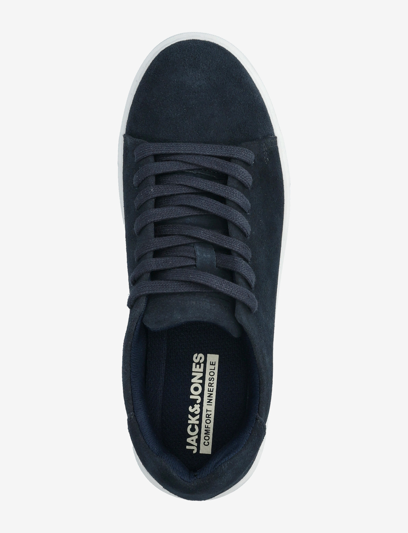 Jack & Jones - JFWSTOCKHOLM LEATHER SNEAKER NOOS - låga sneakers - navy blazer - 3