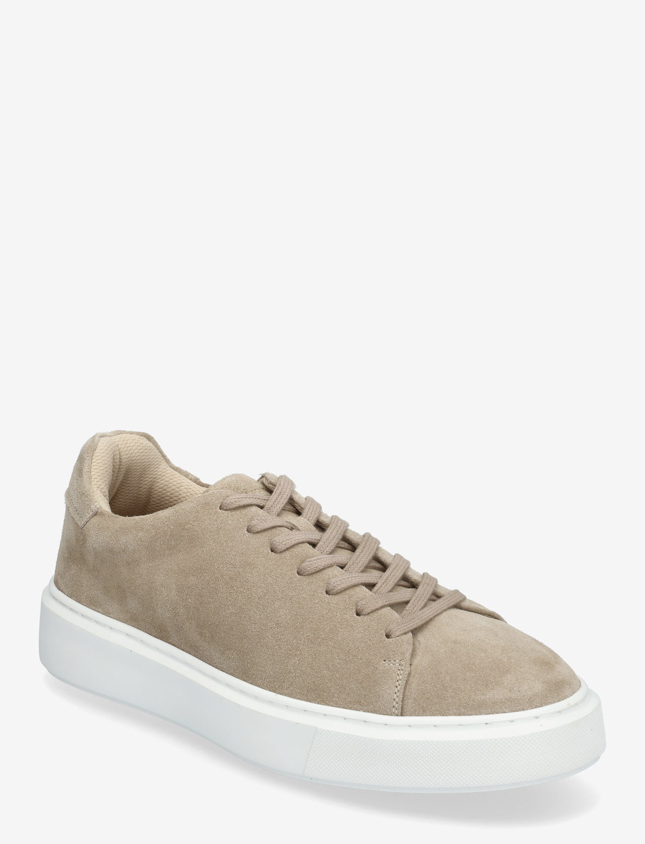 Jack & Jones - JFWSTOCKHOLM LEATHER SNEAKER NOOS - low tops - plaza taupe - 1