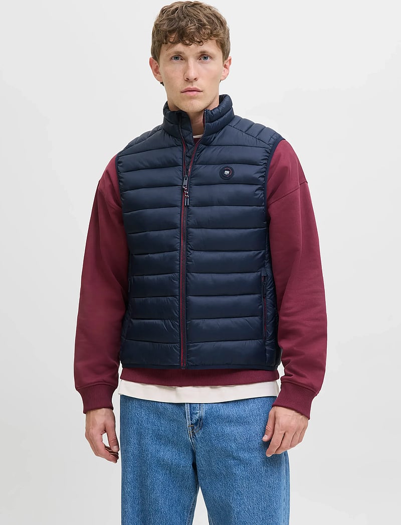 Jack & Jones - JJEBRADLEY LIGHT BODYWARMER COLLAR NOOS - westen - sky captain - 0