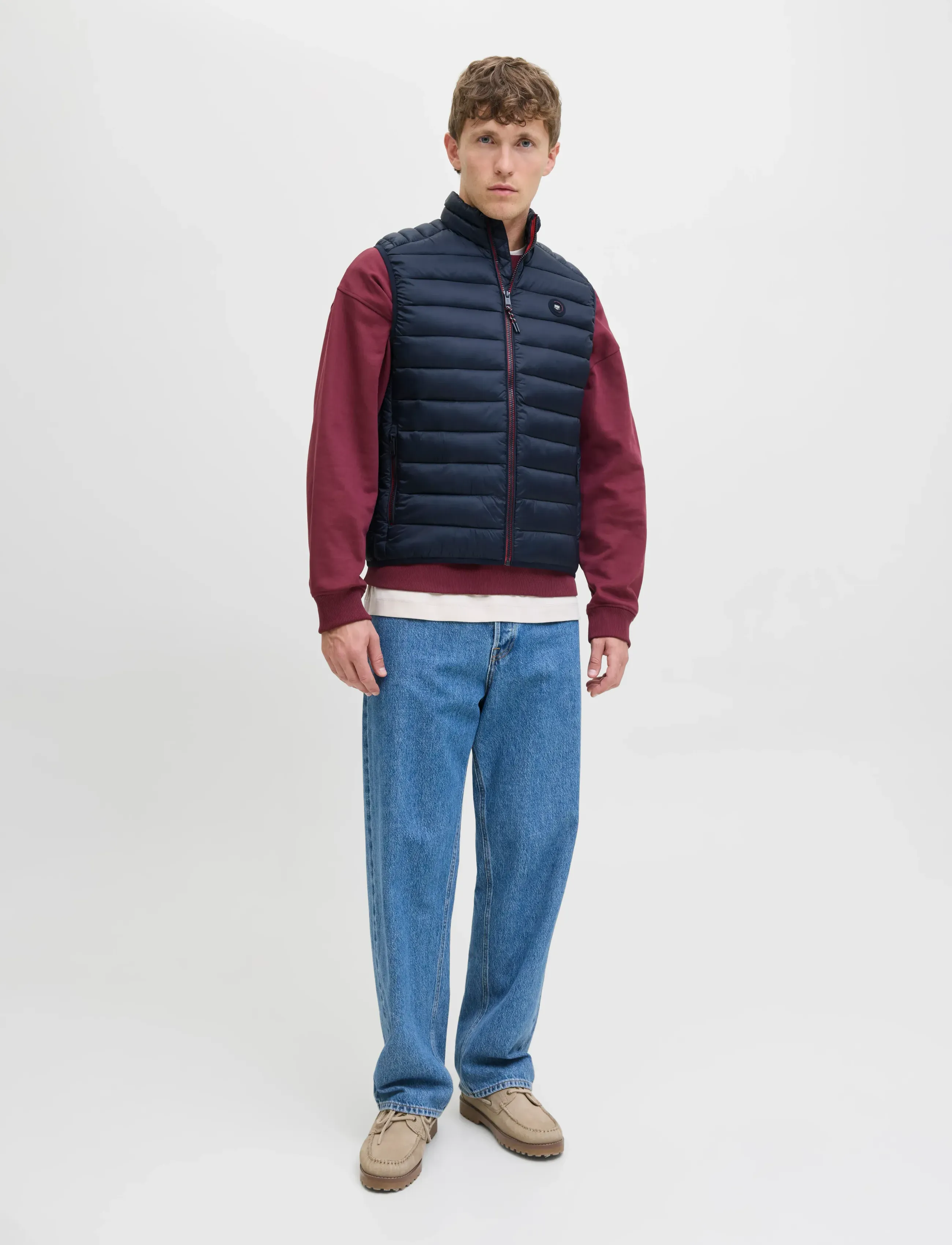 Jack & Jones - JJEBRADLEY LIGHT BODYWARMER COLLAR NOOS - liivit - sky captain - 3