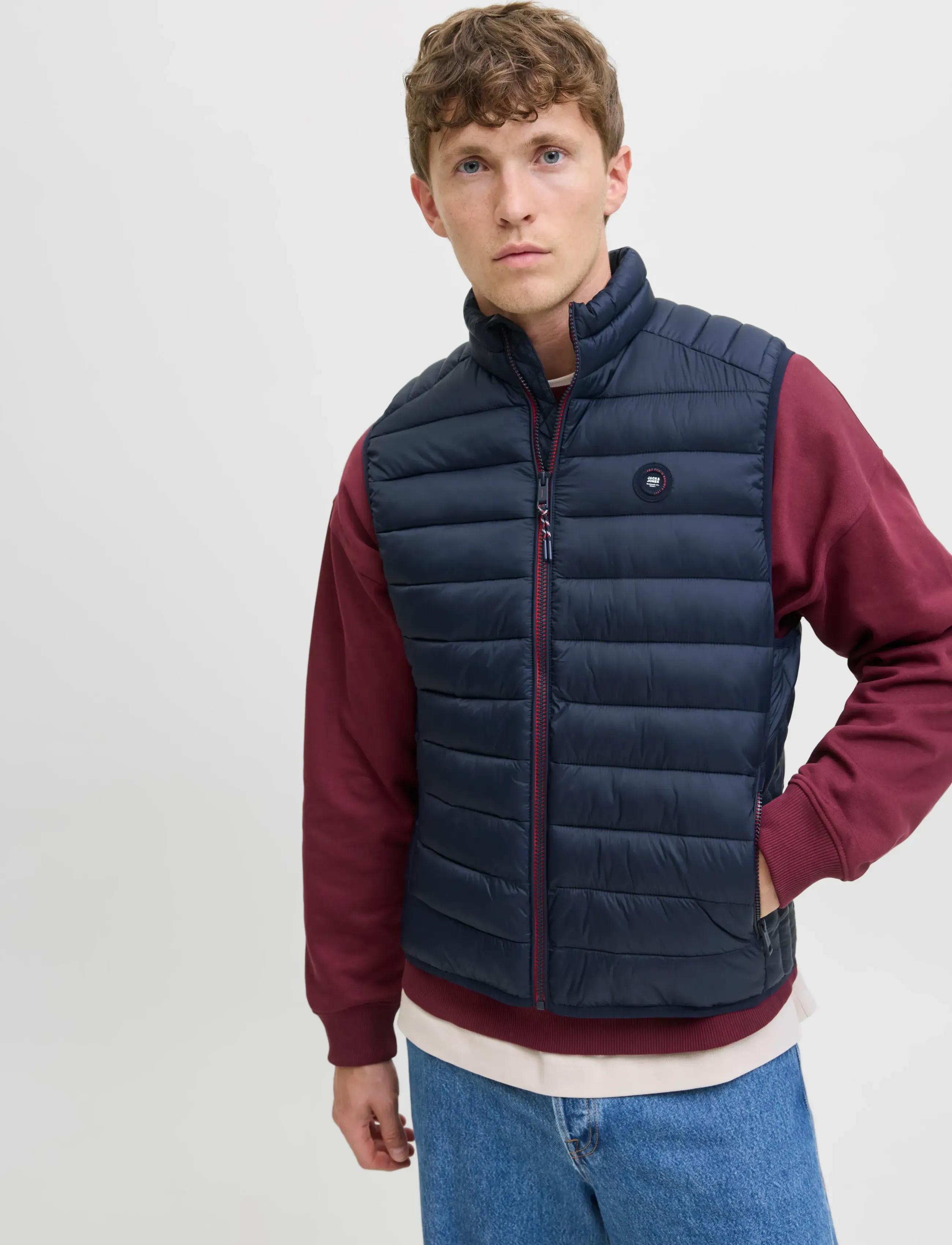 JACK & JONES Jjebradley Light Bodywarmer Collar Noos västar herr – bild 6