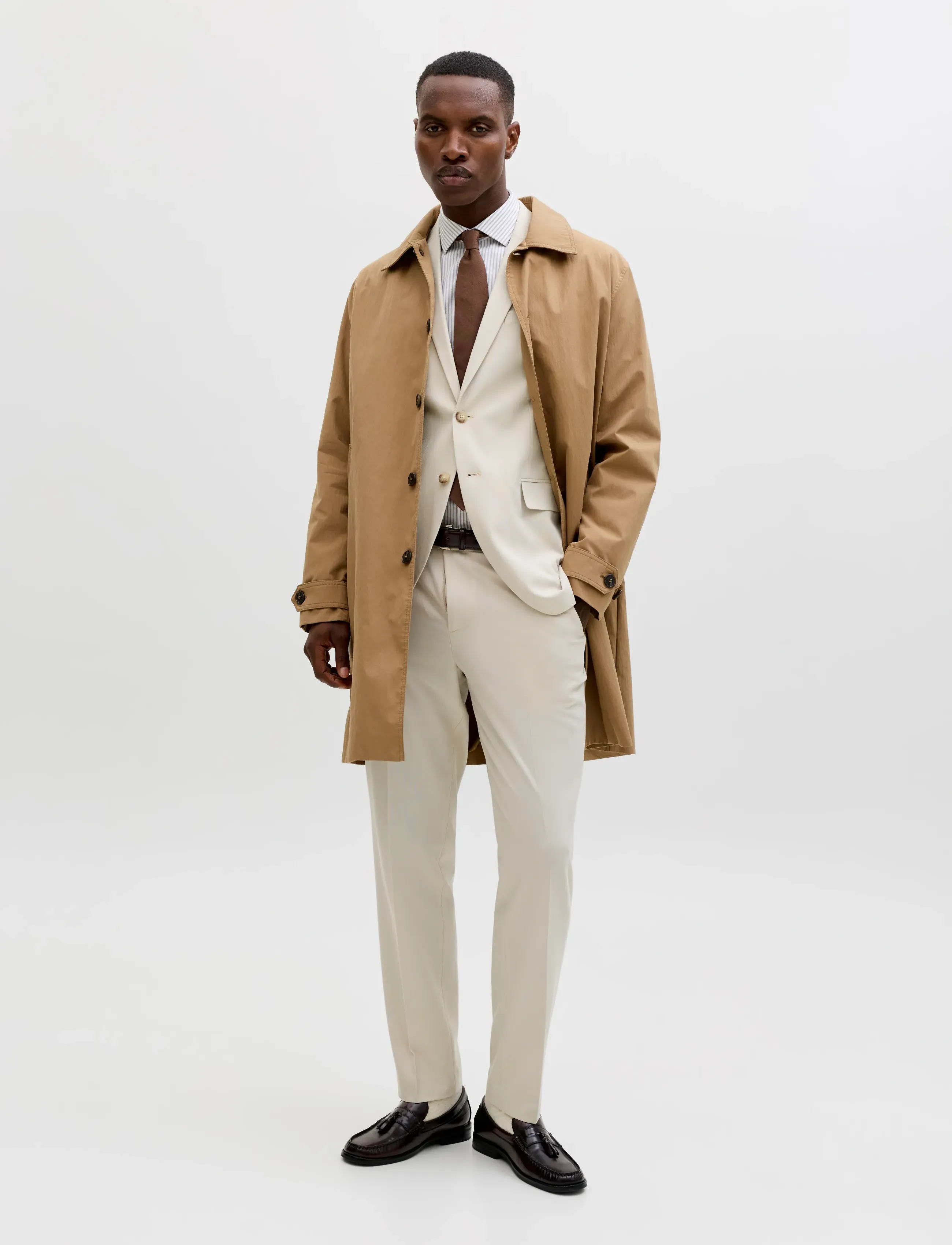 Jack & Jones - JPRBLAMARTIN BLAZER CO01 SN - Ühe rinnatisega pintsakud - ancient scroll - 4