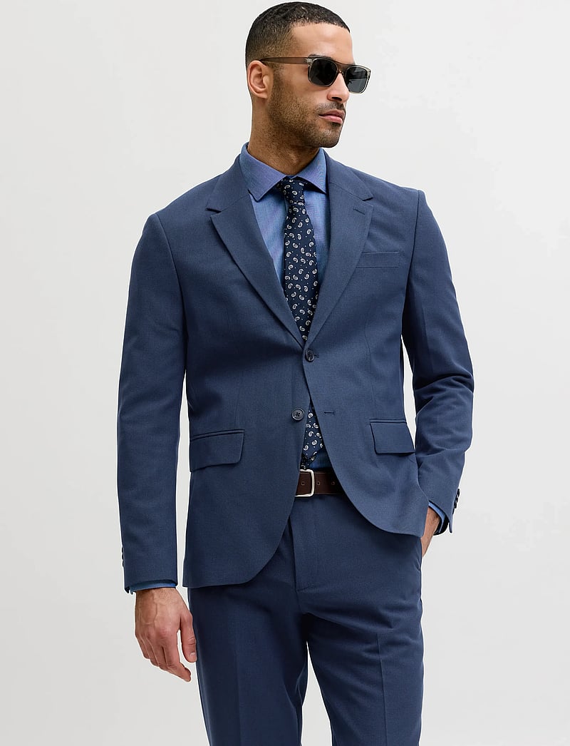 Jack & Jones - JPRBLAMARTIN BLAZER CO01 SN - enkeltradede blazere - black iris - 0