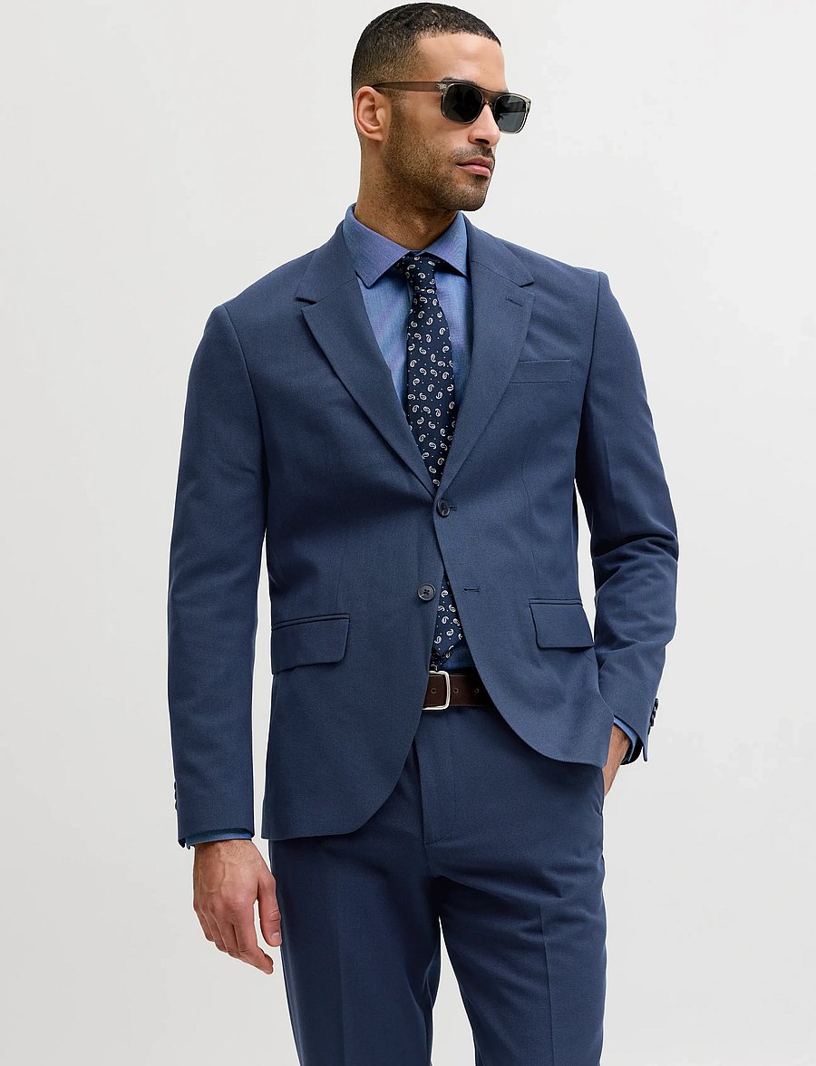 Jack & Jones - JPRBLAMARTIN BLAZER CO01 SN - enkeltradede blazere - black iris - 0