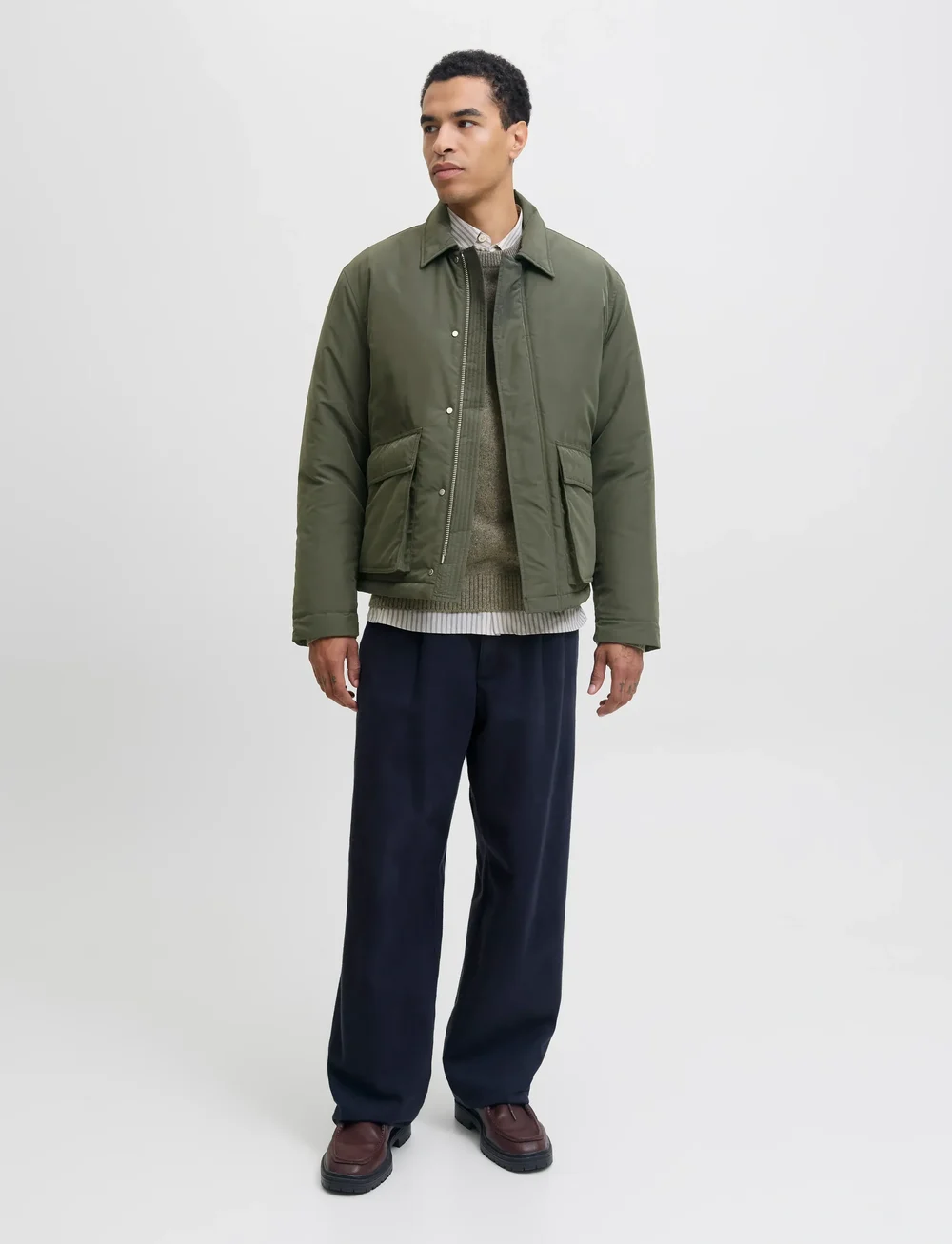 Jack & Jones - JPRBLAWAYNE JACKET - efterårsjakker - peat - 3