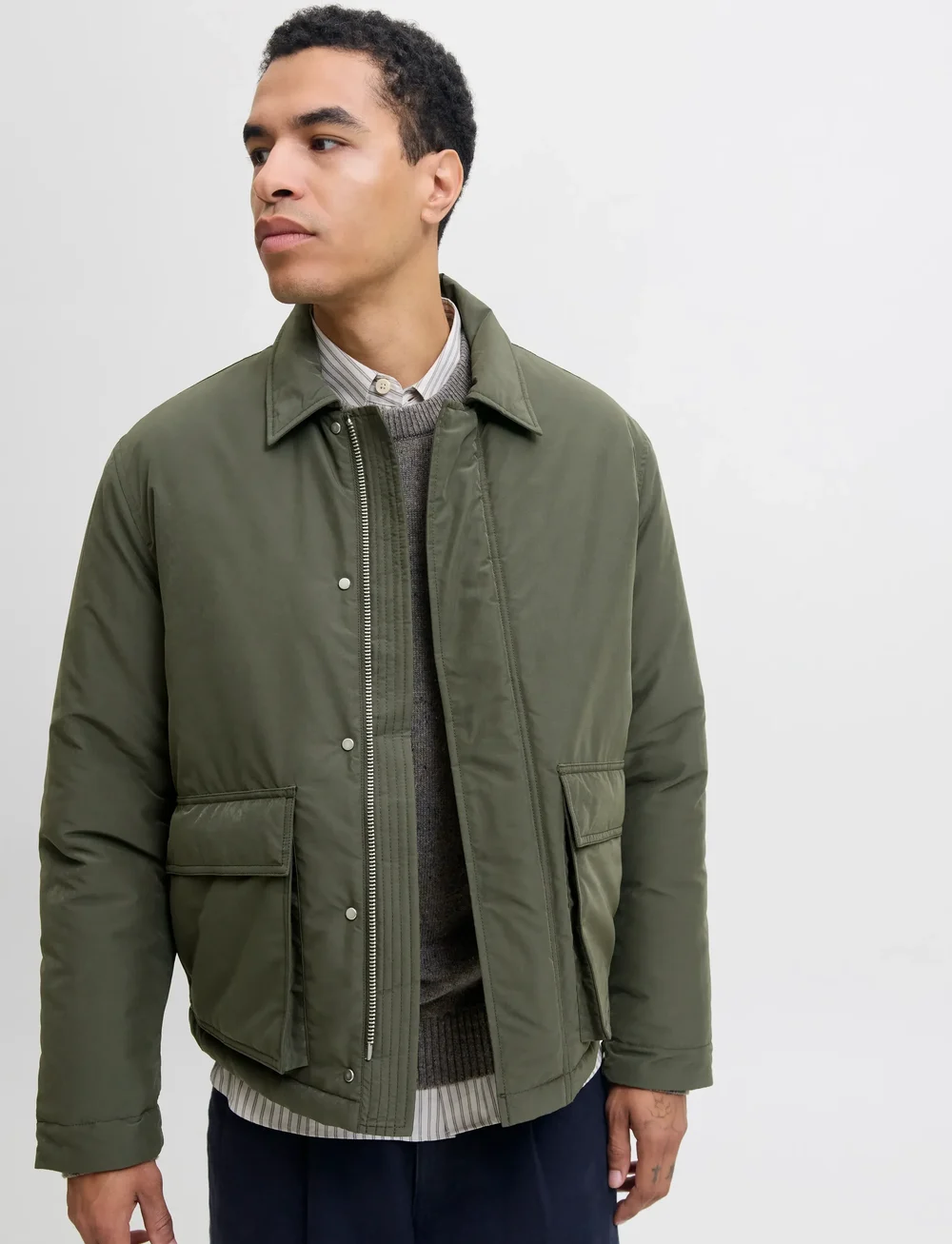 Jack & Jones - JPRBLAWAYNE JACKET - efterårsjakker - peat - 5