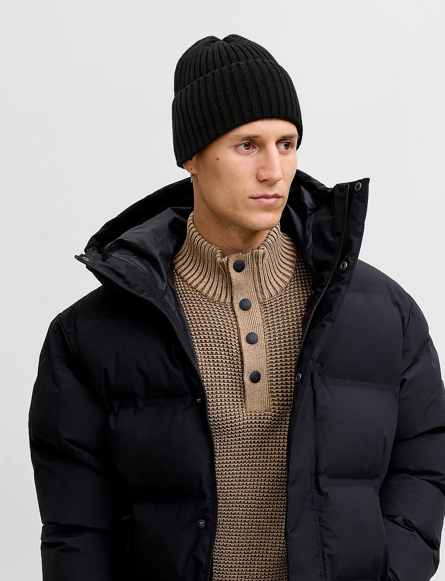 Jack & Jones - JACATLAS BEANIE LN - kollektionen - black - 0