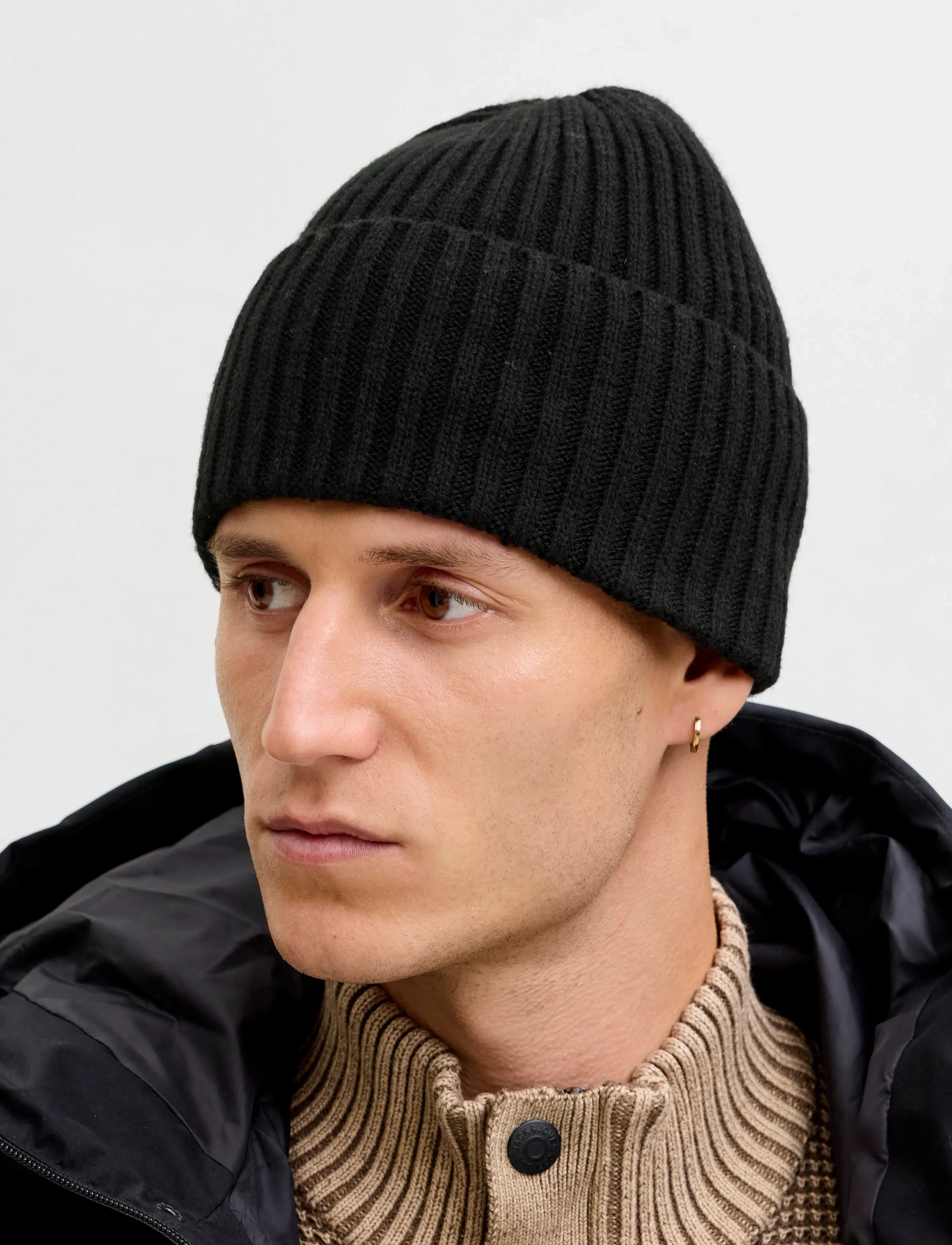 Jack & Jones - JACATLAS BEANIE LN - black - 4