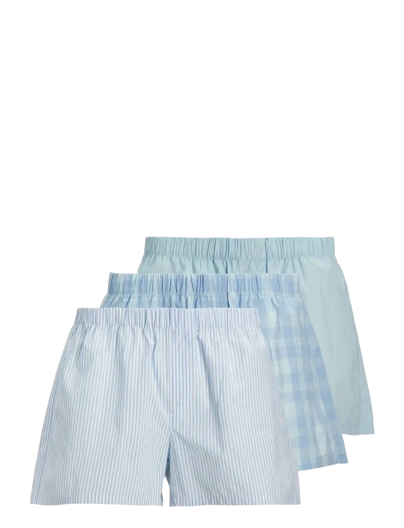 JACK & JONES Jacmilano Woven Boxershorts 3 Pack Noos Blau - XXL - Herren