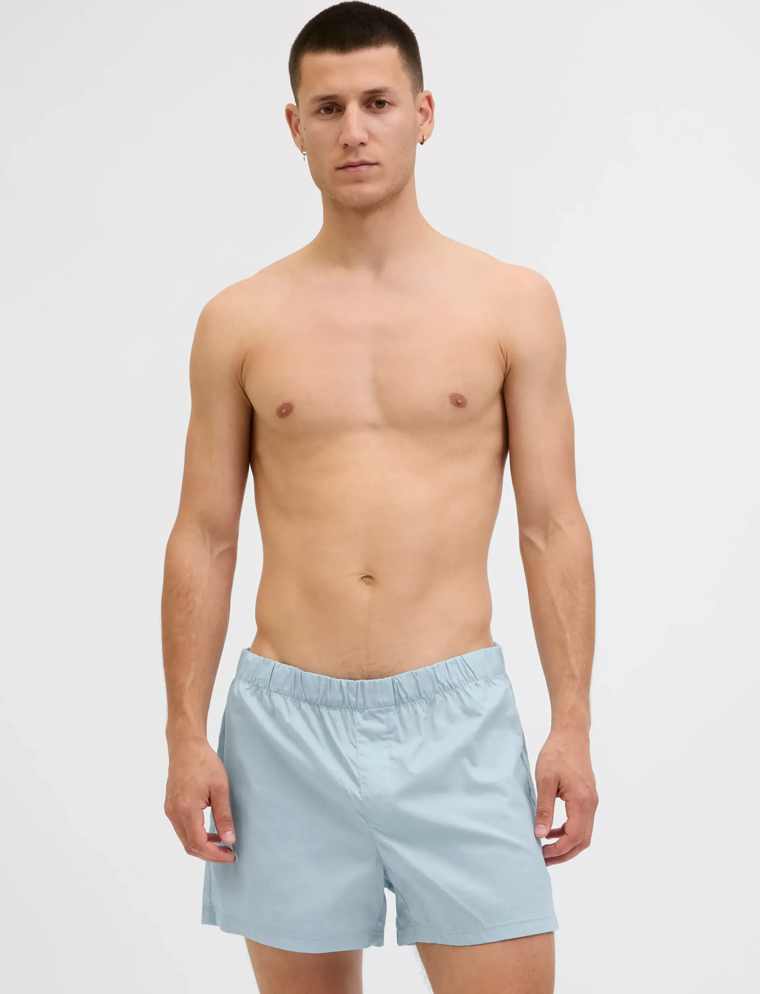 Jack & Jones JACMILANO WOVEN BOXERS 3 PACK NOOS - Tänavastiil - CHAMBRAY BLUE / blue