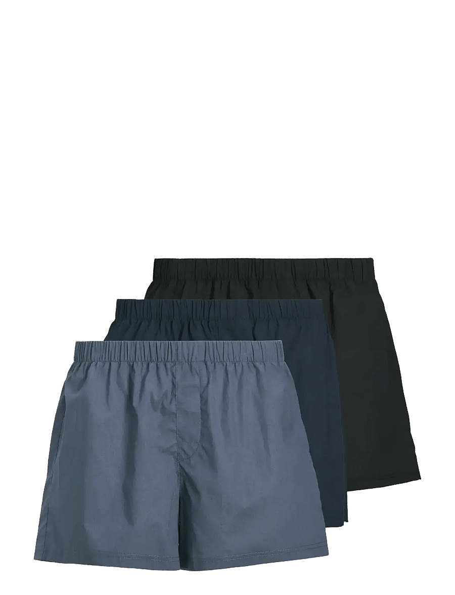Jack & Jones - JACMILANO WOVEN BOXERS 3 PACK NOOS - unterhosen im multipack - vintage indigo - 1