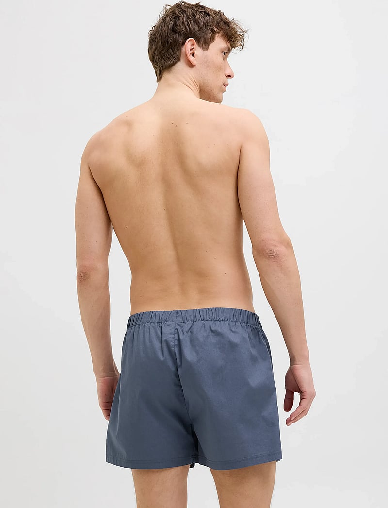 Jack & Jones - JACMILANO WOVEN BOXERS 3 PACK NOOS - multipack underbukser - vintage indigo - 4