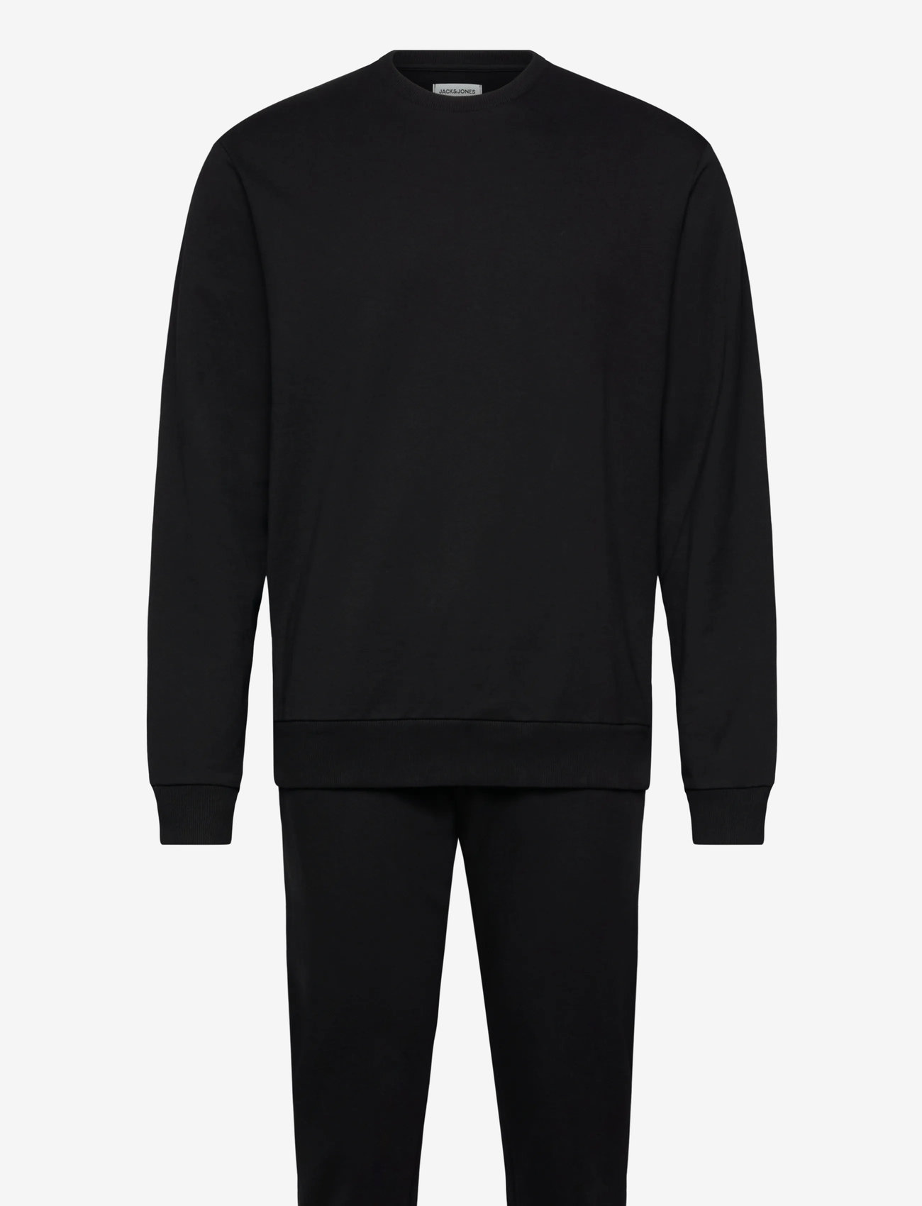 Jack & Jones - JACTERRY LS CREW NECK AND PANTS SET W - dressid - black - 0