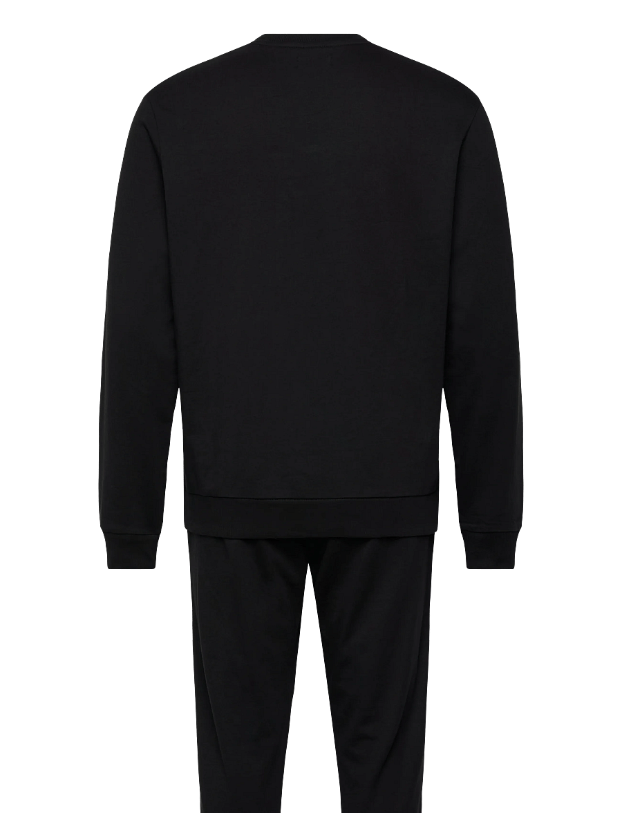Jack & Jones - JACTERRY LS CREW NECK AND PANTS SET W - track jackets - black - 2