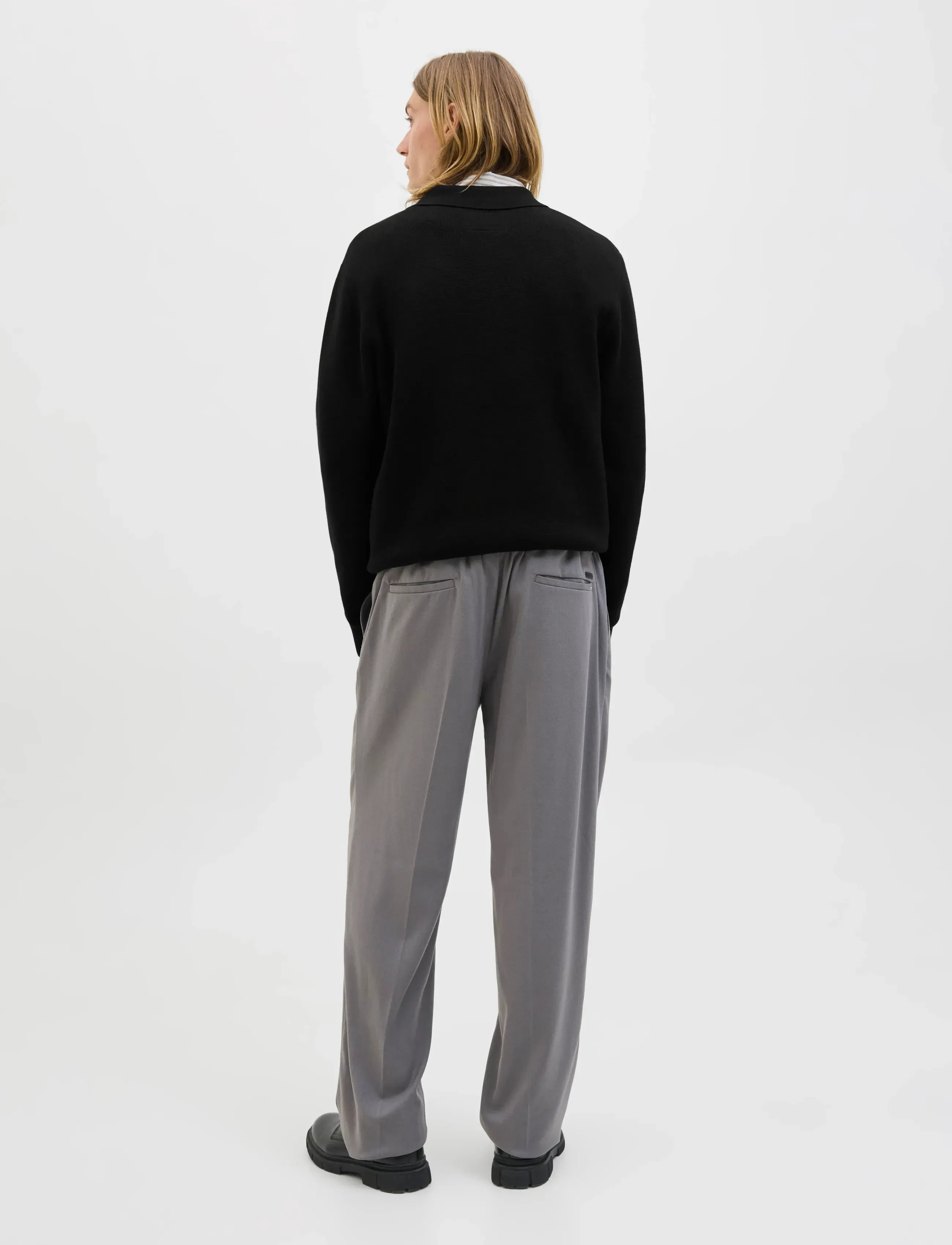 Jprblamilano Stitch Knit Zip Polo Sn 2