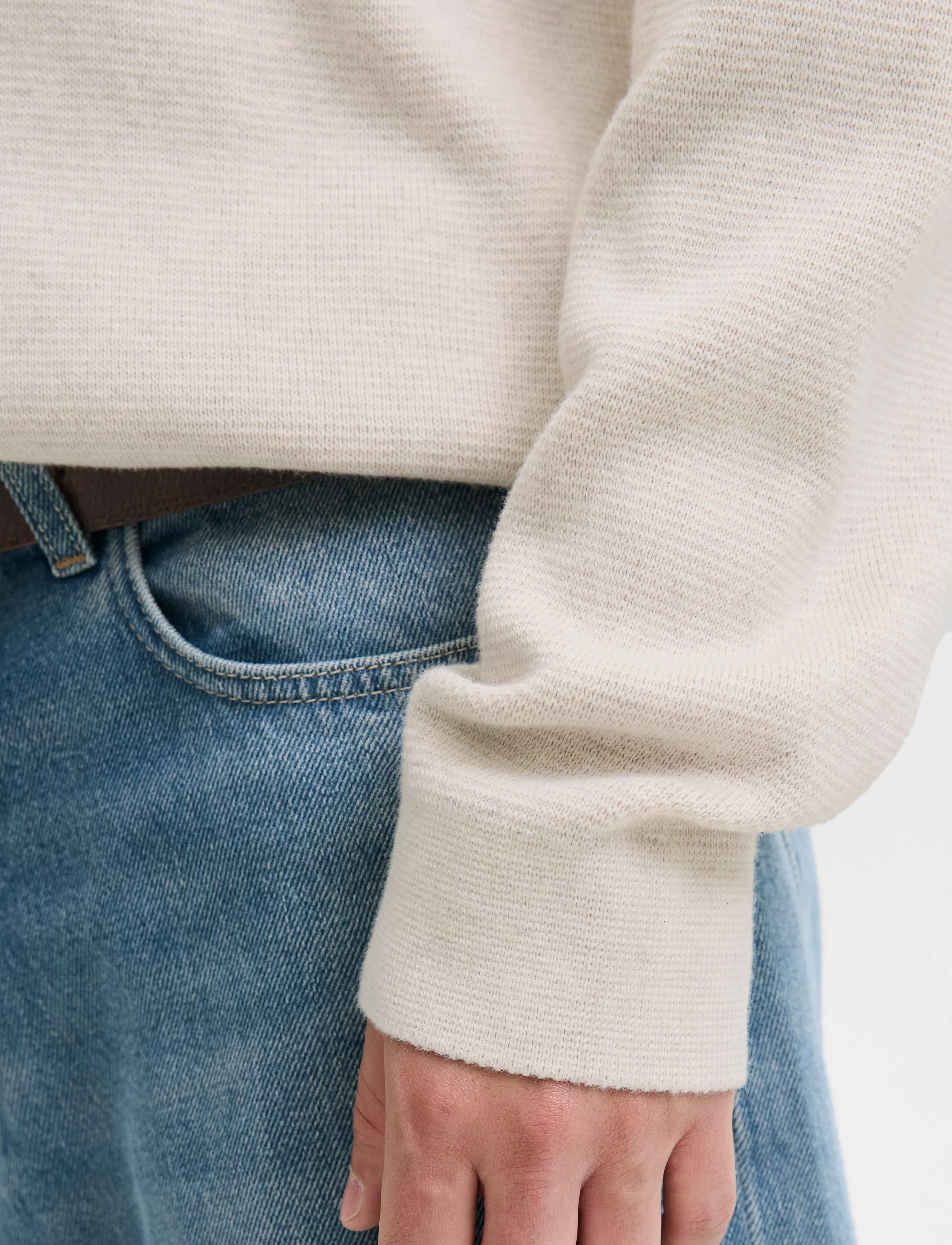 Jprblamilano Stitch Knit Zip Polo Sn 6