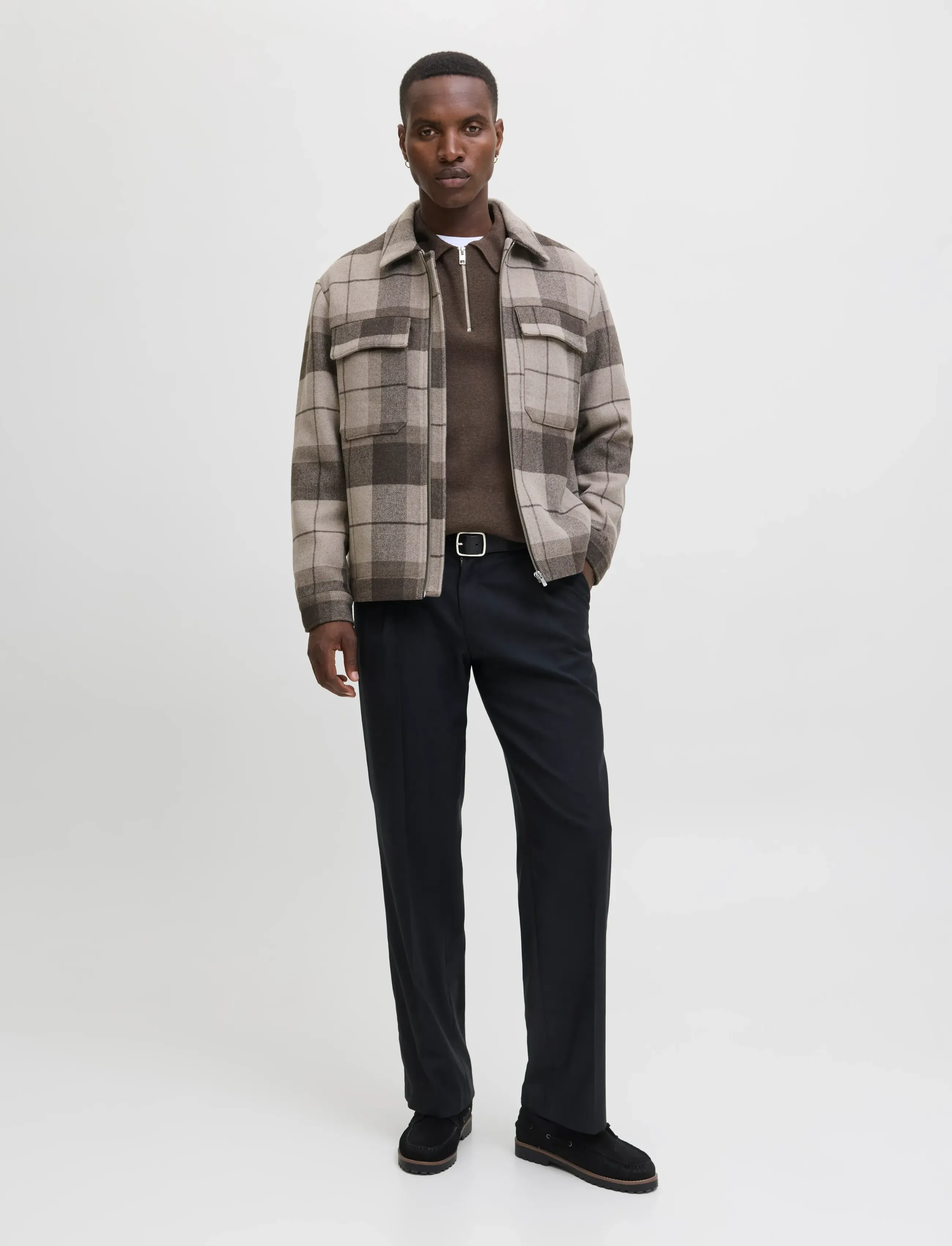 Jack & Jones - JJMILANO STITCH KNIT ZIP POLO SN - half zip-tröjor - delicioso - 3