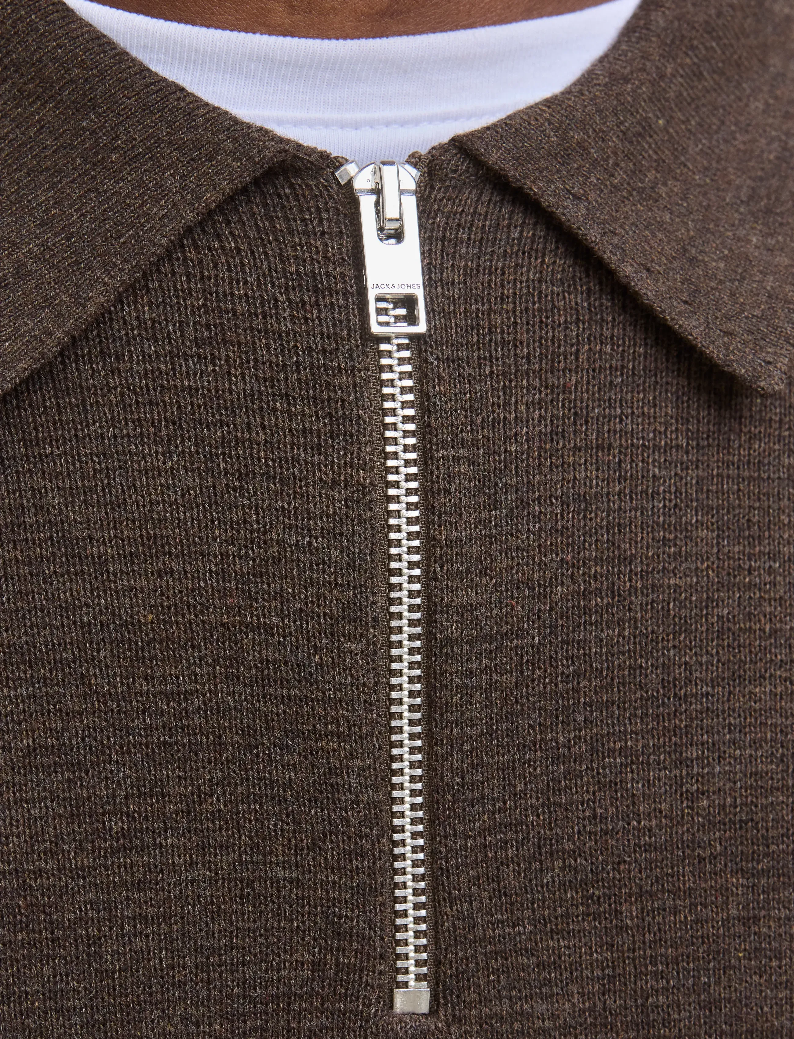 Jack & Jones - JJMILANO STITCH KNIT ZIP POLO SN - half zip-tröjor - delicioso - 4