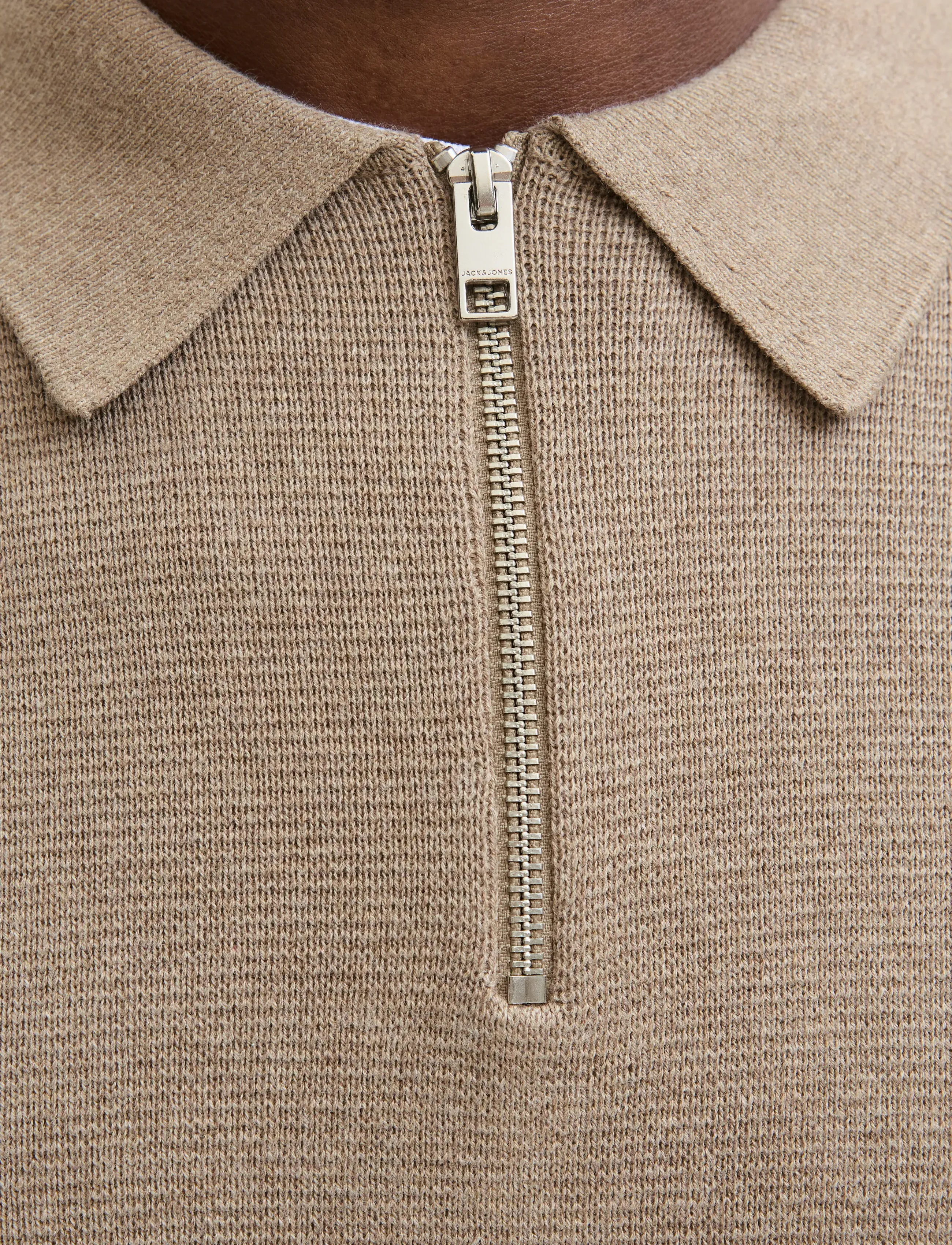 Jprblamilano Stitch Knit Zip Polo Sn 3