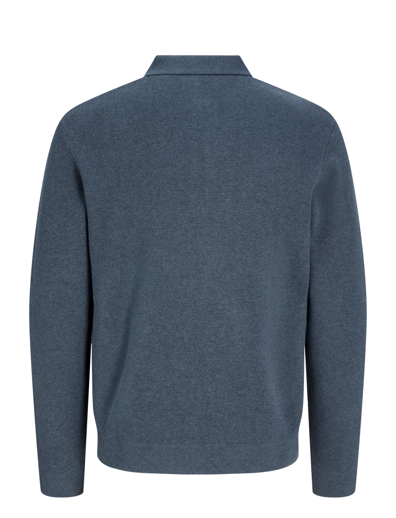 Jack & Jones - JJMILANO STITCH KNIT ZIP POLO SN - pullover mit halbem reißverschluss - turbulence - 2