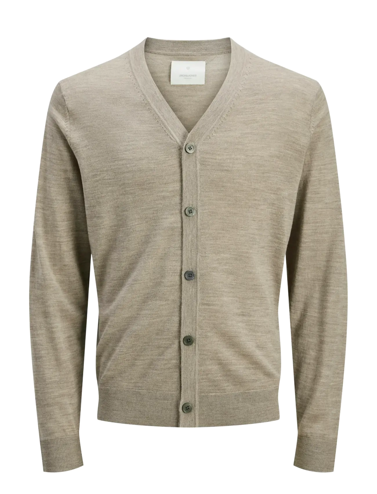 JACK & JONES Jprblamerino Knit V-Ausschnitt Cardigan Beige - XXL - Herren