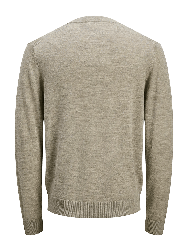 Jack & Jones - JPRBLAMERINO KNIT V-NECK CARDIGAN - kardiganid - greige - 1