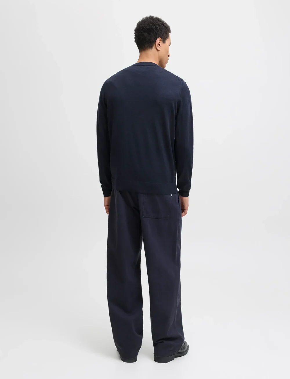 Jack & Jones - JPRBLAMERINO KNIT V-NECK CARDIGAN - kardiganid - night sky - 2