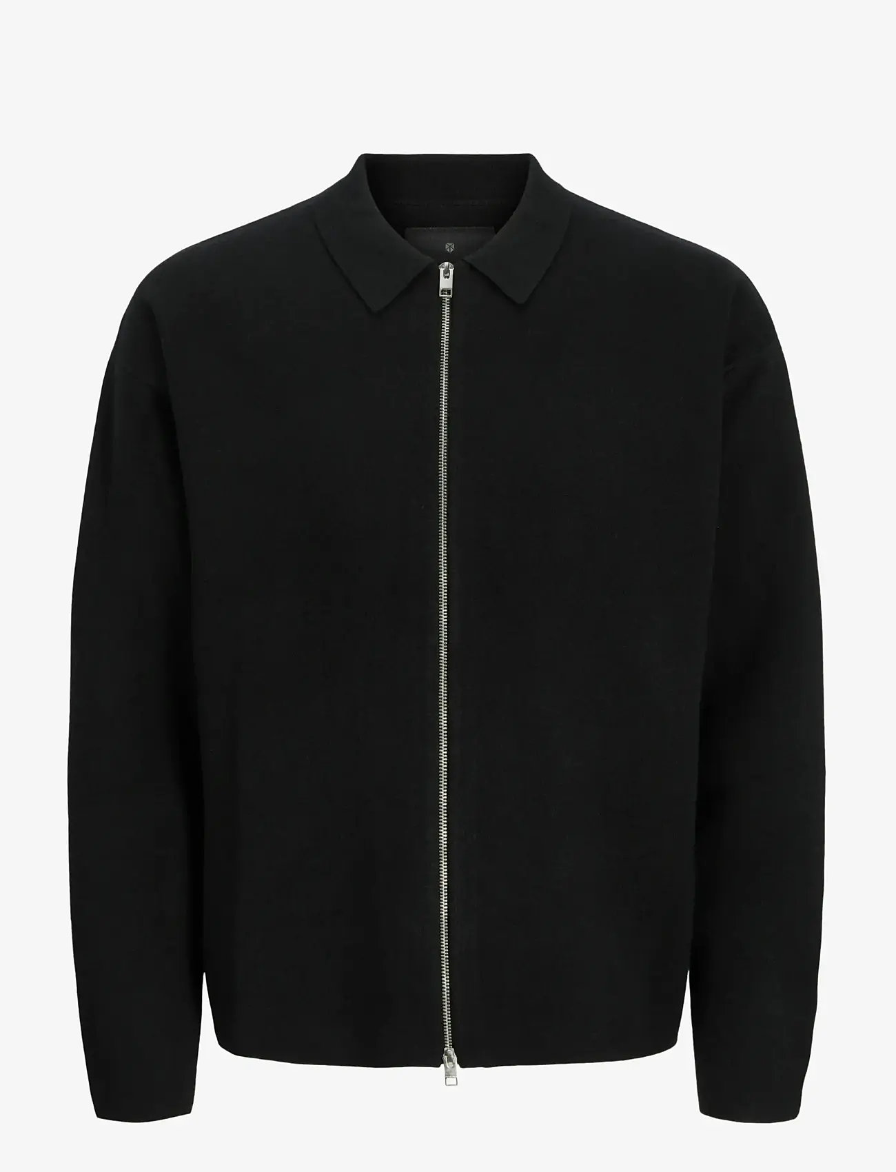 Jack & Jones - JPRBLABRADFORT KNIT CARDIGAN - džemperiai su užtrauktuku - black - 1