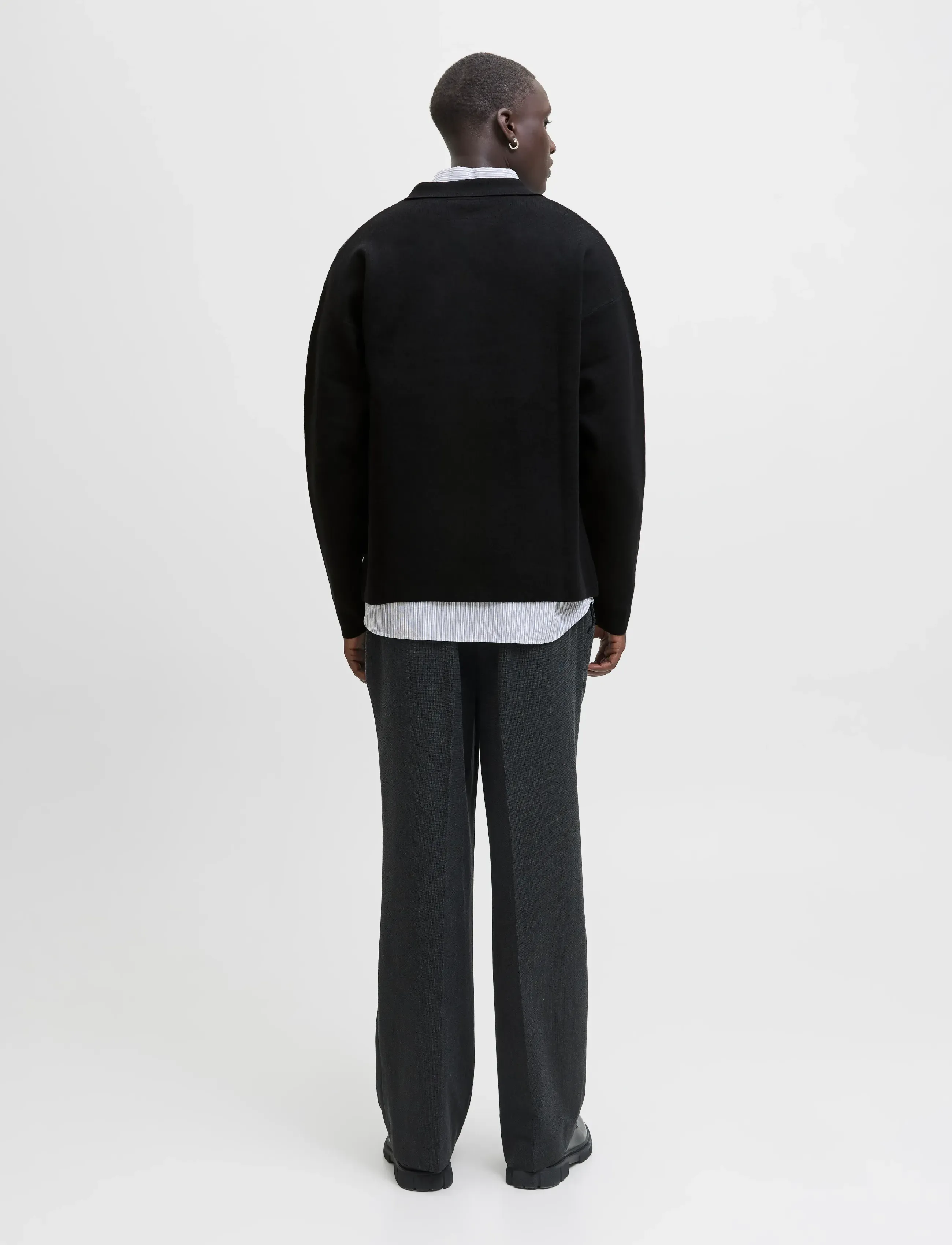 Jack & Jones - JPRBLABRADFORT KNIT CARDIGAN - full zip jumpers - black - 2