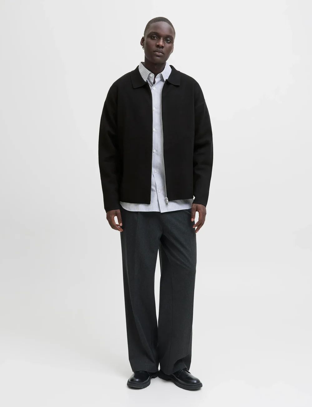 Jack & Jones - JPRBLABRADFORT KNIT CARDIGAN - fullzip strik - black - 5