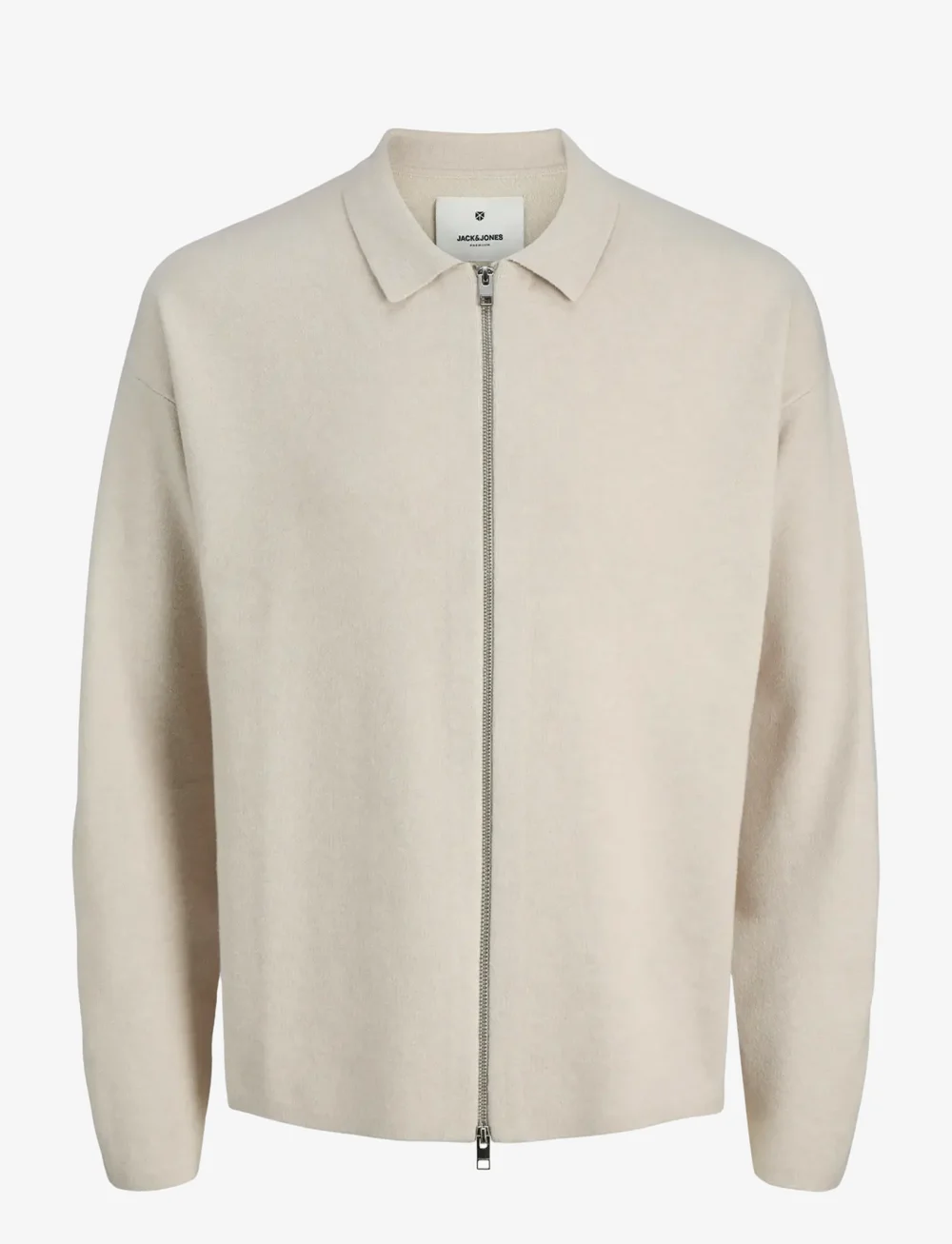 Jack & Jones - JPRBLABRADFORT KNIT CARDIGAN - fullzip strik - silver lining - 1