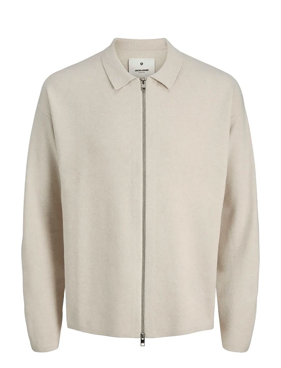 Jack & Jones - JPRBLABRADFORT KNIT CARDIGAN - lukuga džemprid - silver lining - 1