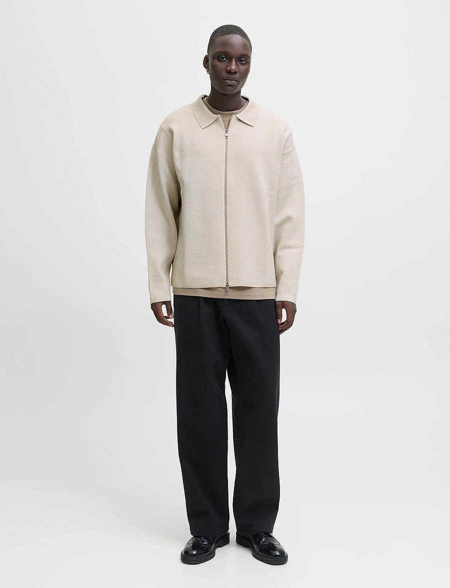 Jack & Jones - JPRBLABRADFORT KNIT CARDIGAN - lukuga džemprid - silver lining - 3