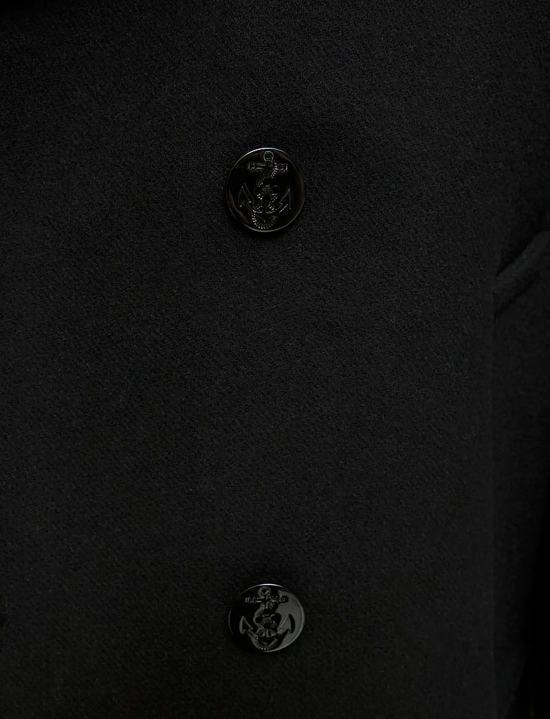 Jack & Jones - JPRBLUASHER WOOL BLEND PEACOAT - winterjacken - black - 3