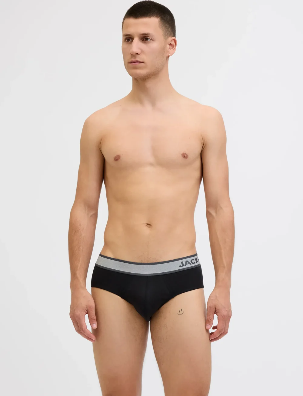 Jack & Jones - JACEASTON SOLID BRIEFS 3-PACK - multipack underpants - black - 4