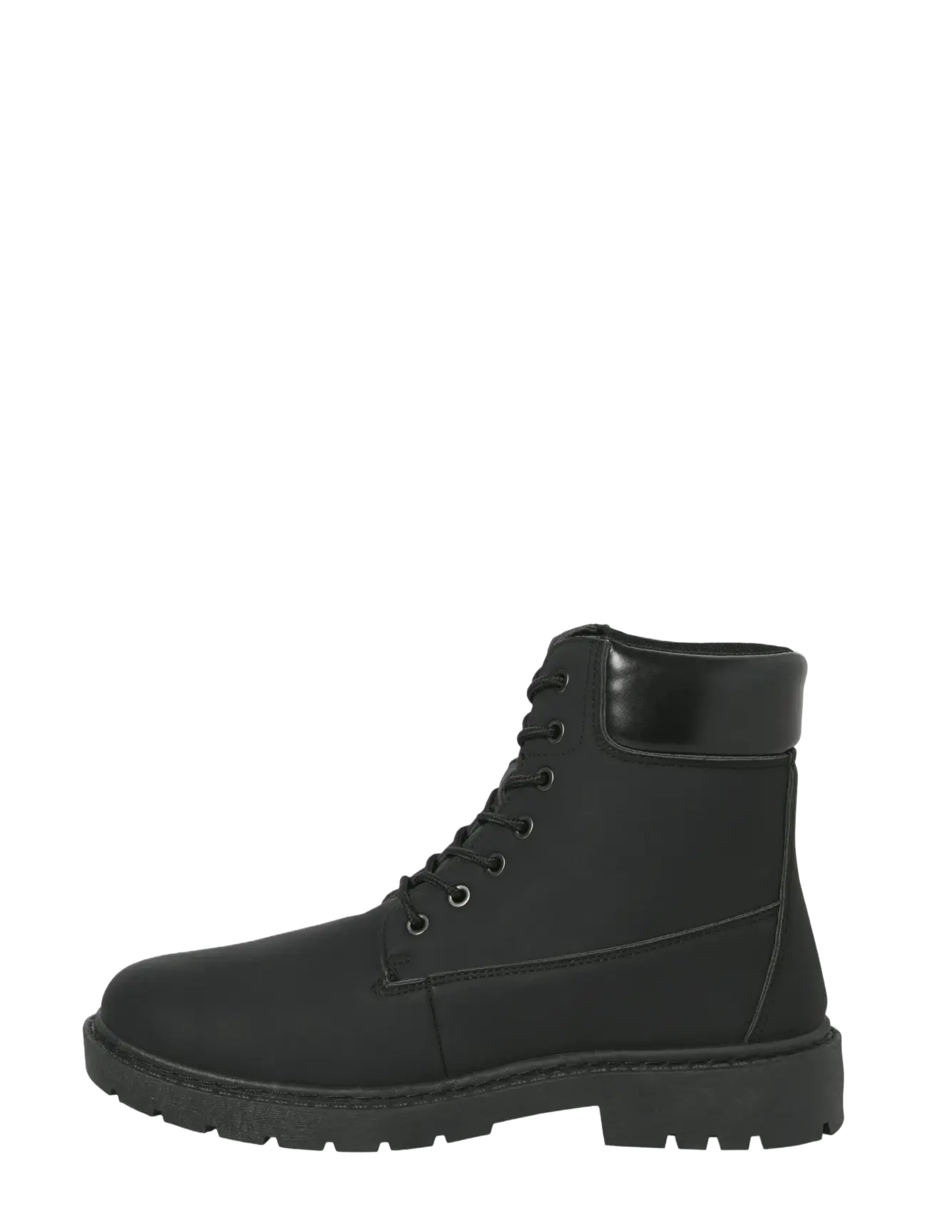 Jack & Jones - JFWAINSWORTH PU BOOT - schnürboots - anthracite - 2