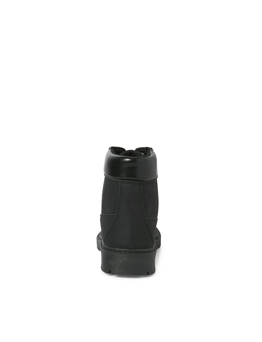 Jack & Jones - JFWAINSWORTH PU BOOT - støvler med snøre - anthracite - 3