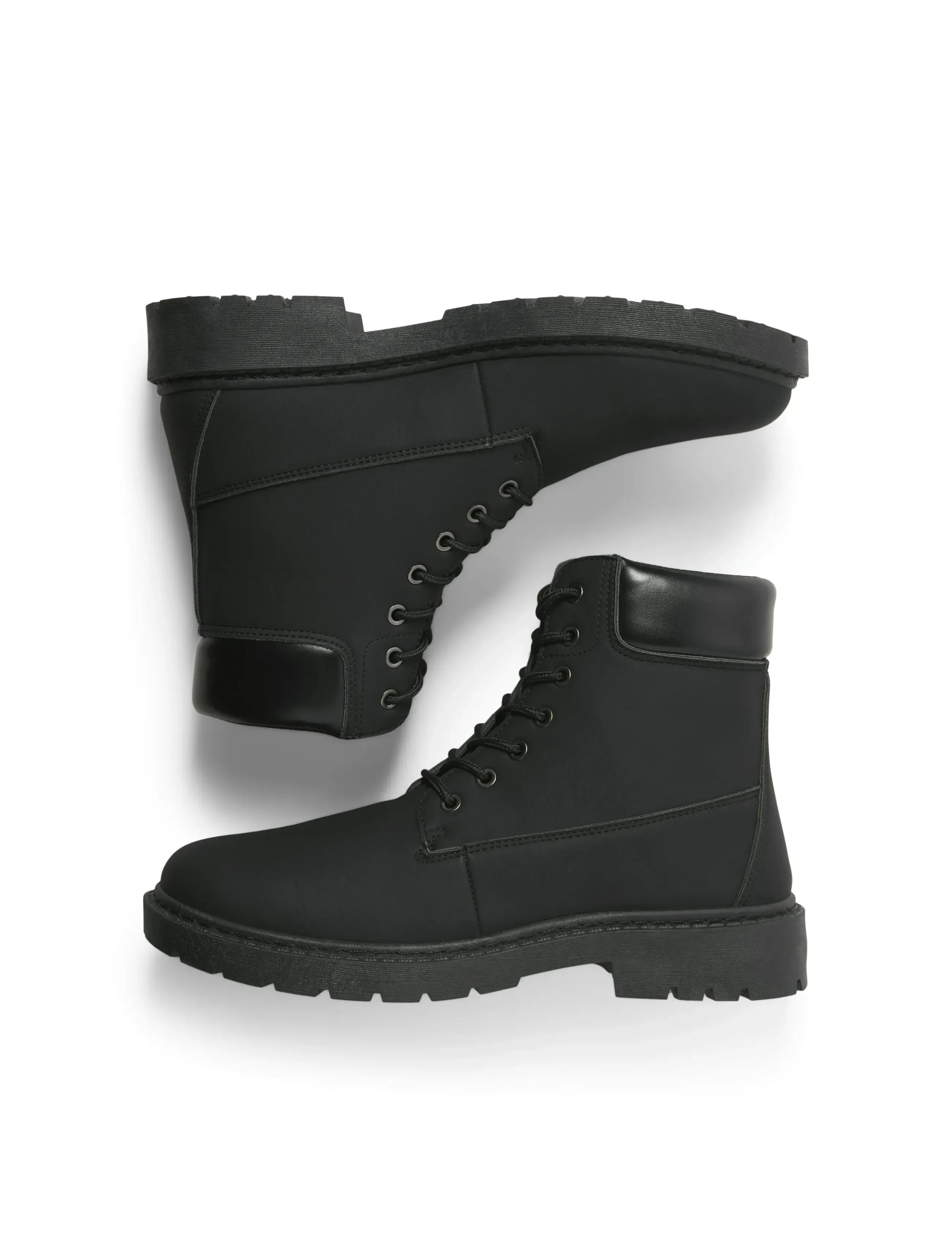 Jack & Jones - JFWAINSWORTH PU BOOT - schnürboots - anthracite - 5