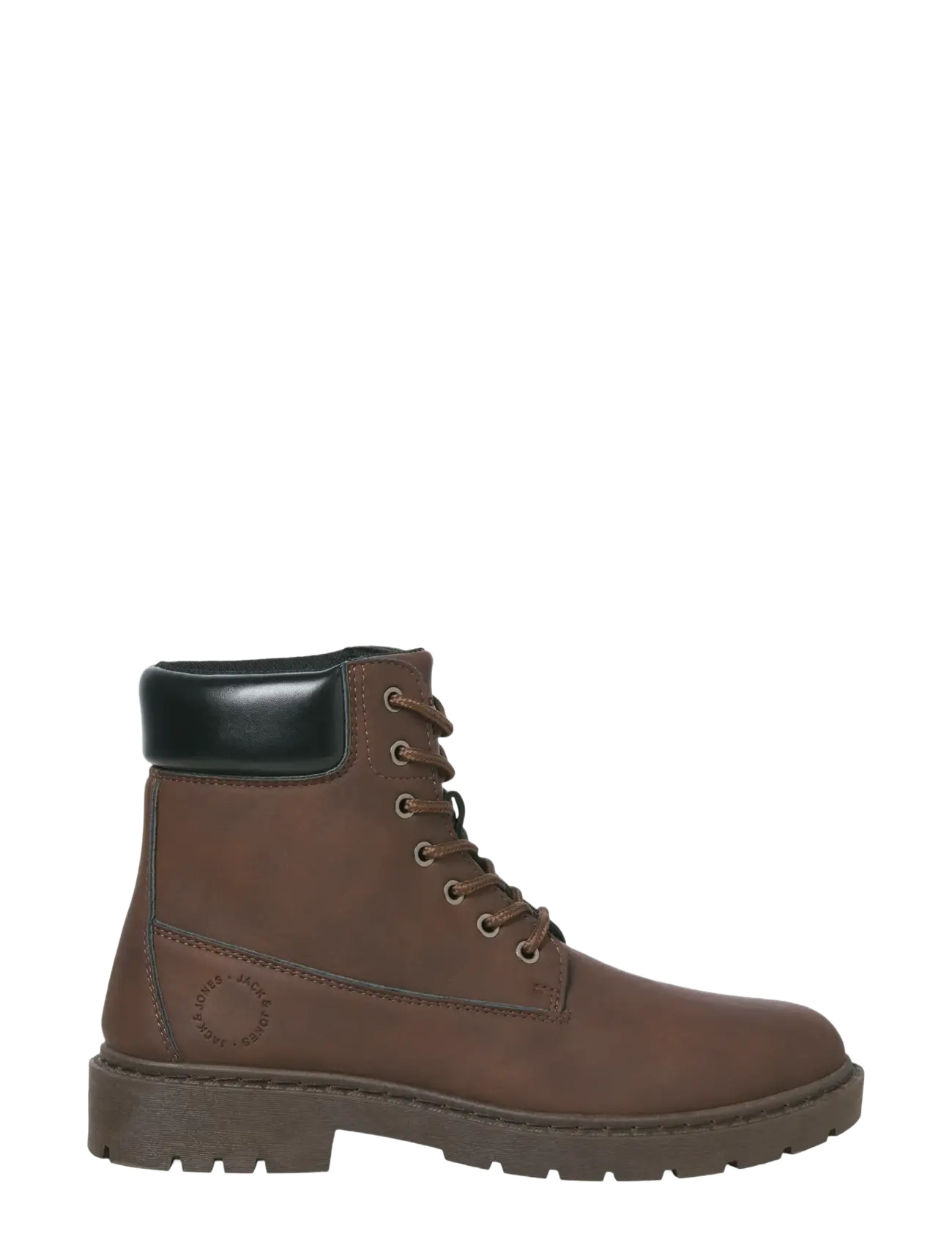 Jack & Jones JFWAINSWORTH PU BOOT - Schuhe - BROWN STONE / brown