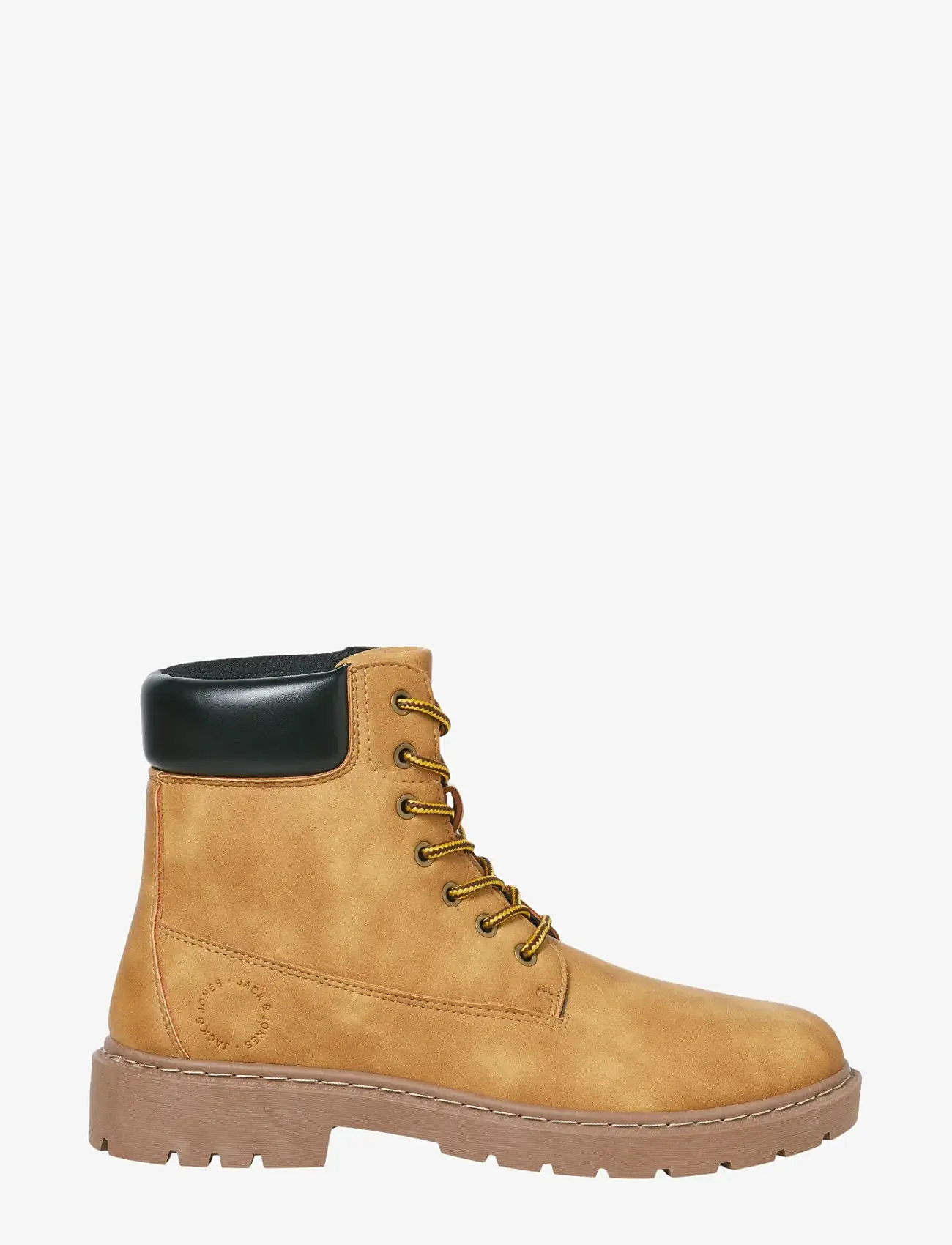 Jack & Jones - JFWAINSWORTH PU BOOT - schnürboots - honey - 1