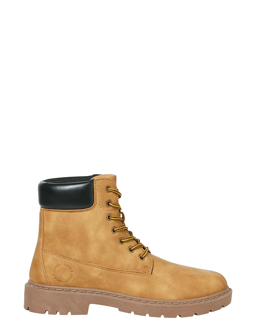 Jack & Jones - JFWAINSWORTH PU BOOT - paeltega saapad - honey - 1