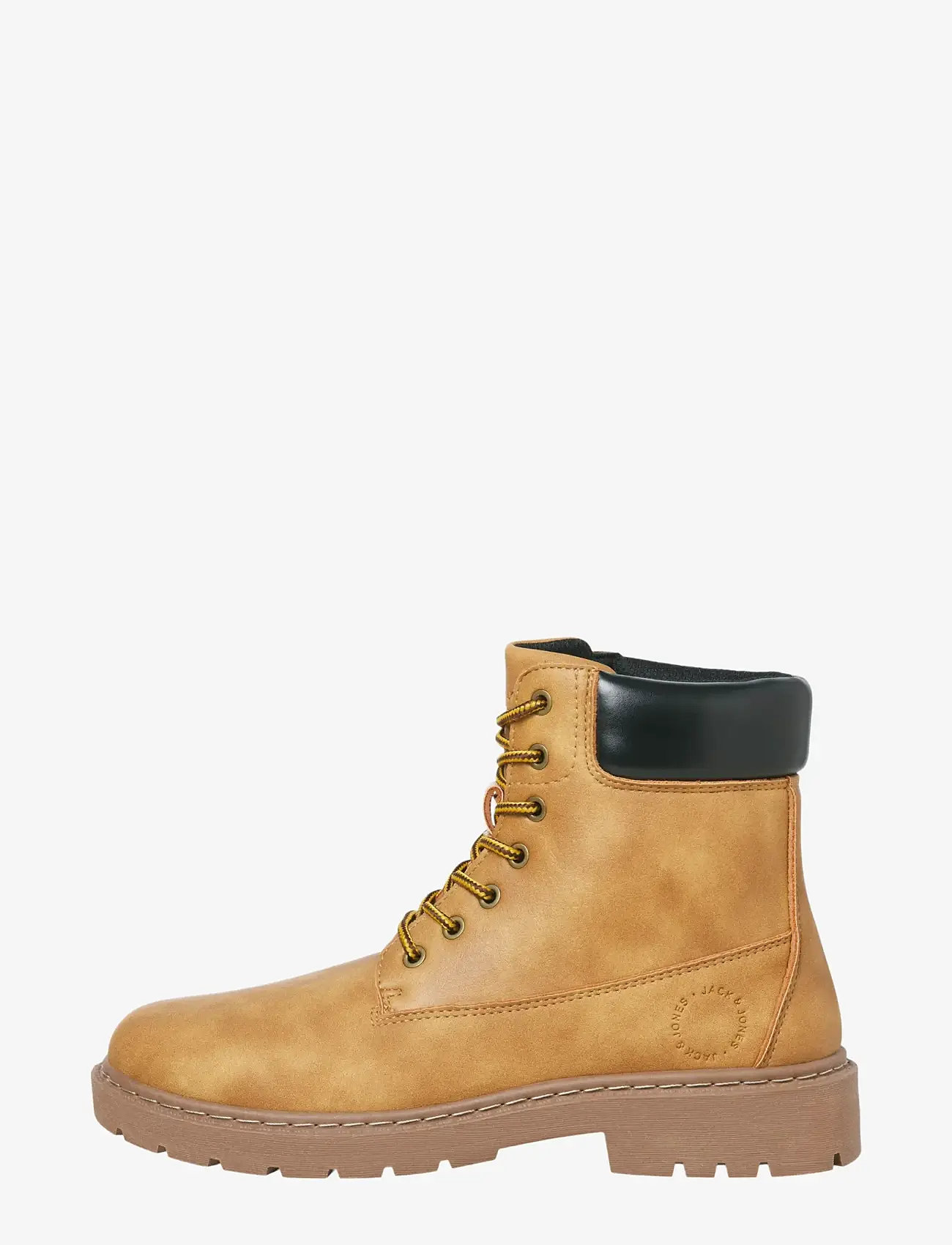 Jack & Jones - JFWAINSWORTH PU BOOT - schnürboots - honey - 2