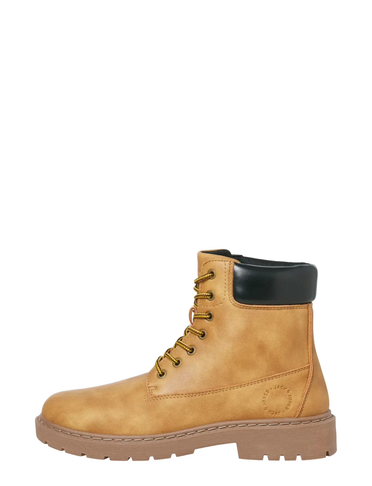 Jack & Jones - JFWAINSWORTH PU BOOT - støvler med snøre - honey - 2