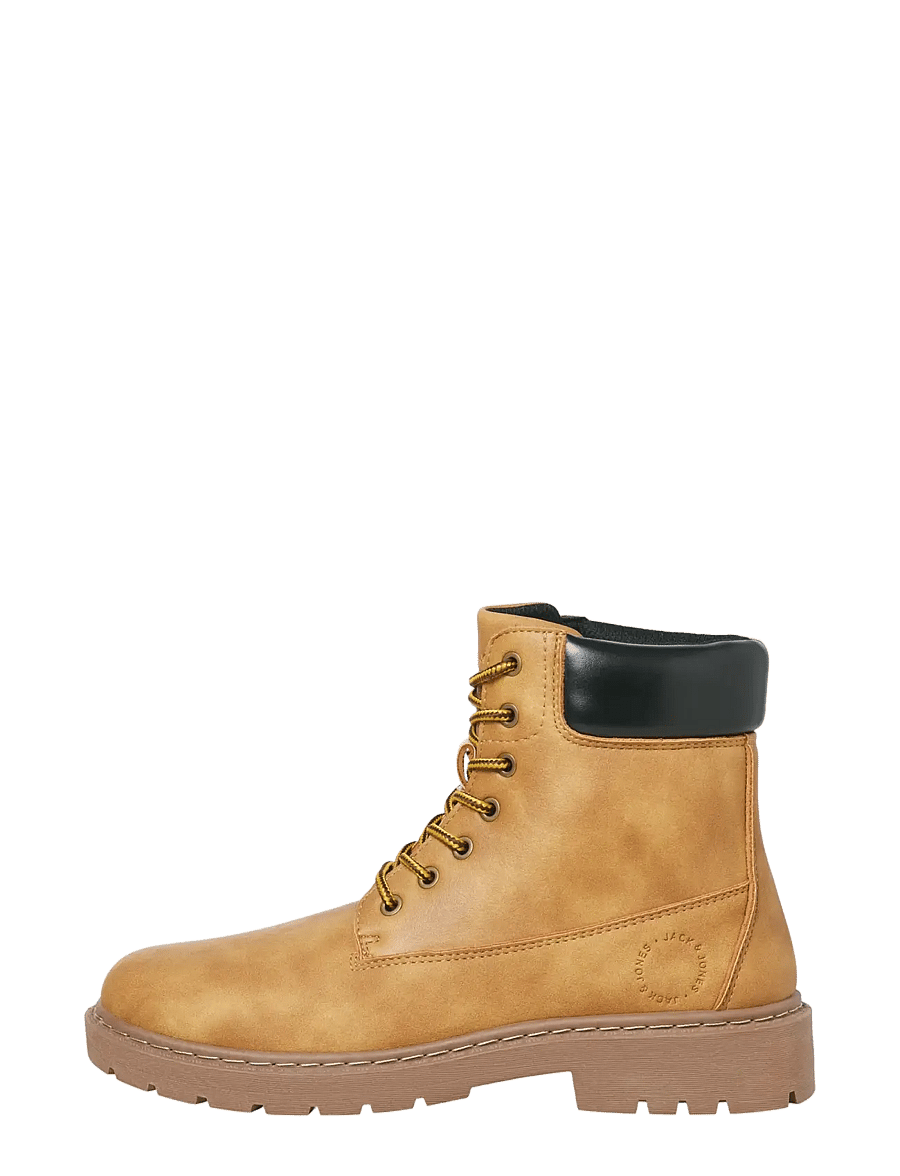 Jack & Jones - JFWAINSWORTH PU BOOT - paeltega saapad - honey - 2
