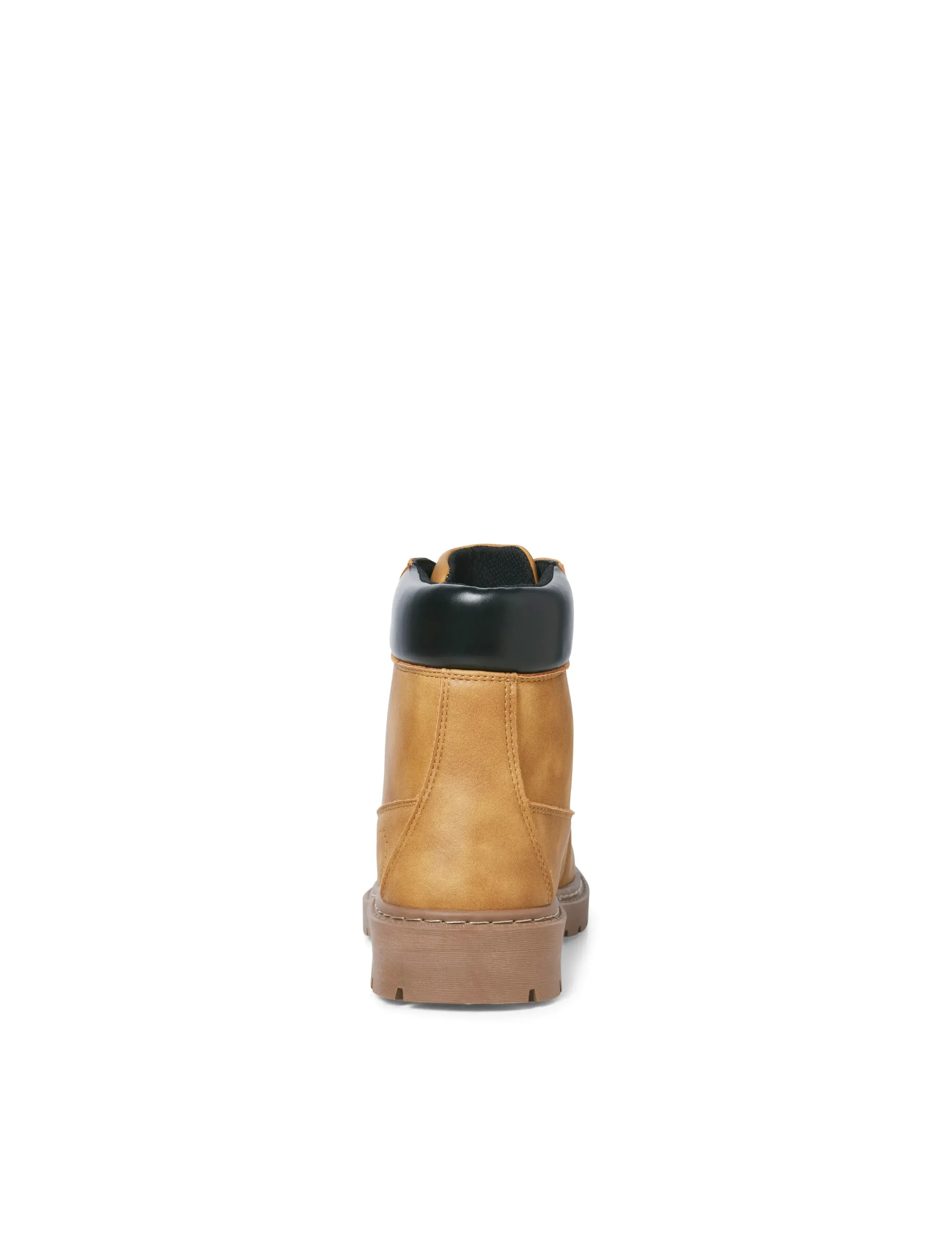 Jack & Jones - JFWAINSWORTH PU BOOT - støvler med snøre - honey - 3