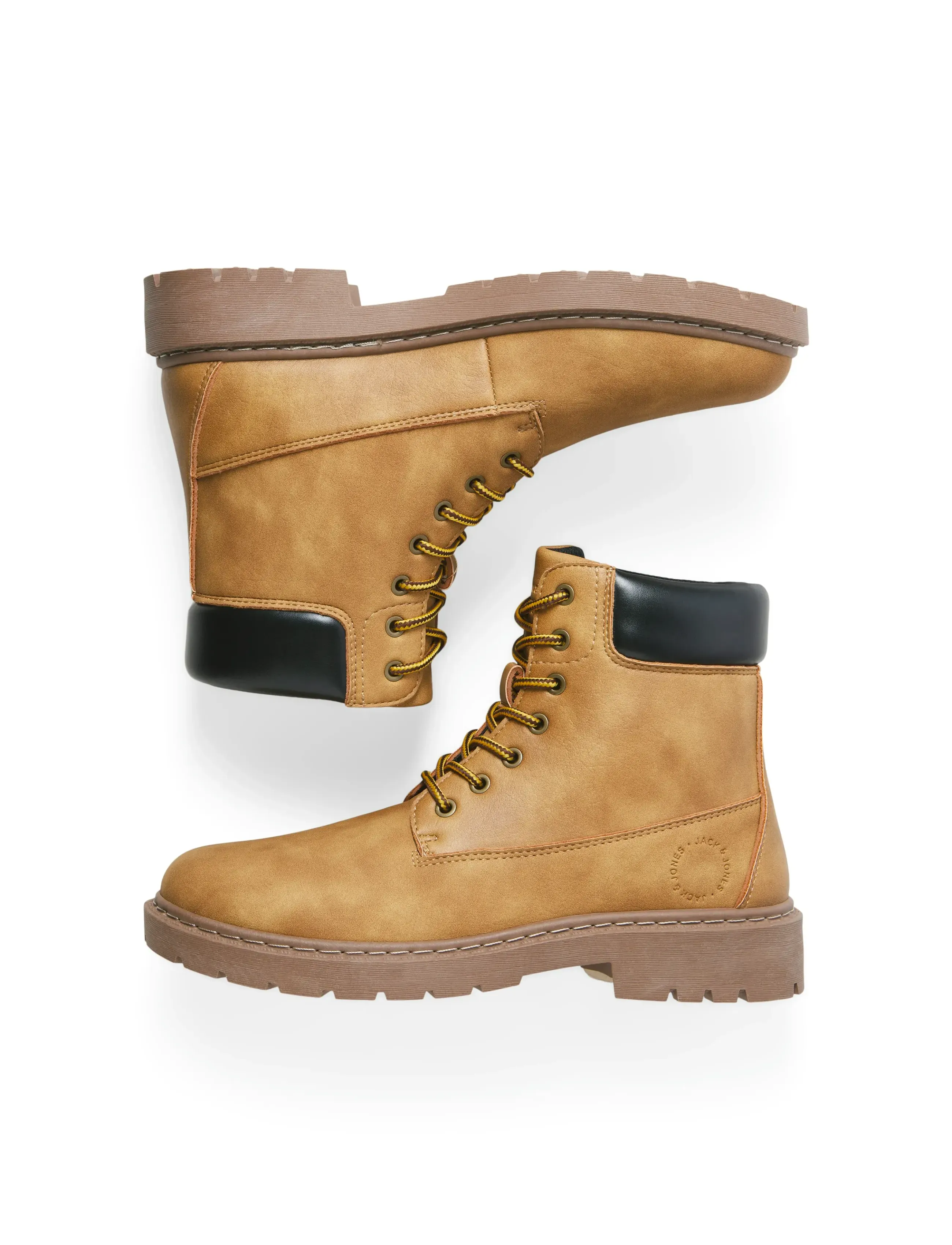 Jack & Jones JFWAINSWORTH PU BOOT - Schuhe - HONEY / beige